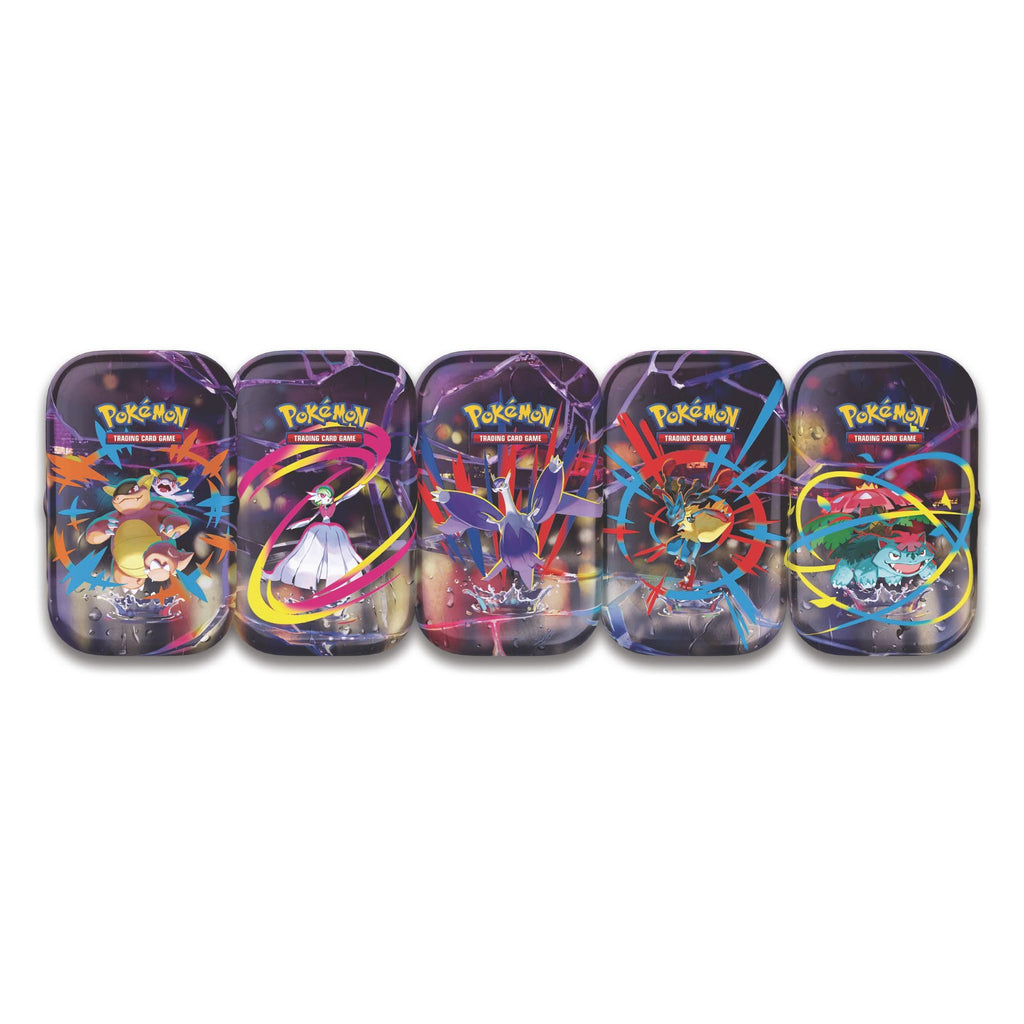 Pokemon TCG: Mega Evolutions Mega Heroes Mini Tin (Random Art) - 2 Packs - 4