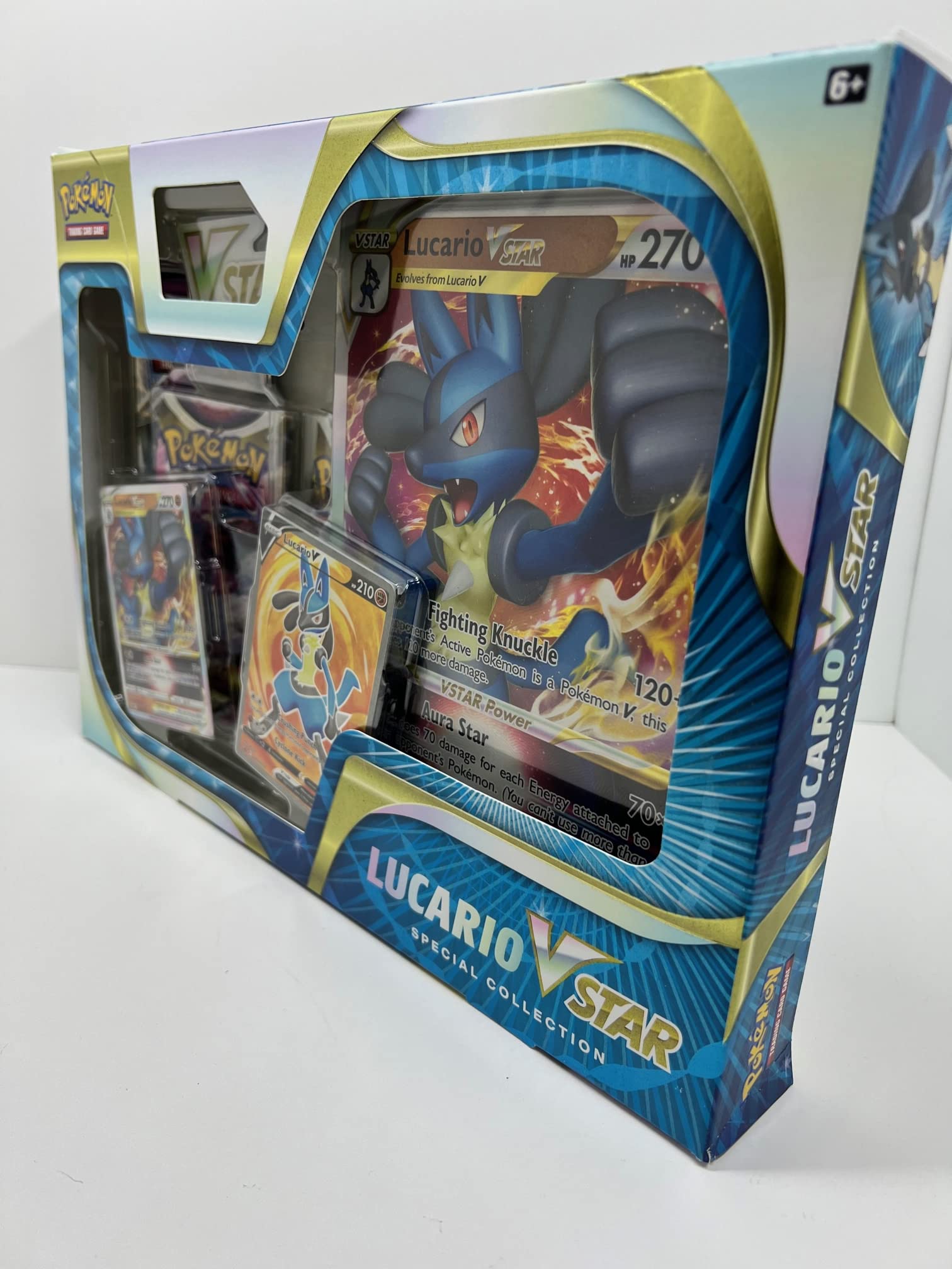 Pokemon TCG: Lucario VSTAR Special Collection Box - 4 Packs - 3