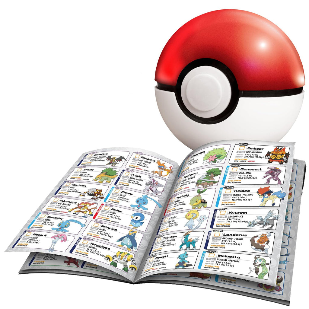 Pokemon Trainer Guess - Legacy - Electronic Guessing Game, Collect 148 Iconic, Field Guide, Talk to Your Light & Sound Poke Ball, Kids 6+ Brown Box Packaging