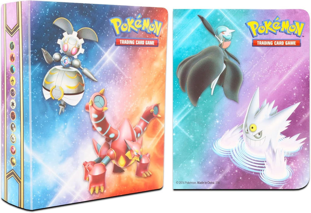 Pokemon Binders for Cards 6 Pack - Bundle with 6 Assorted Mini Binders, Each Holds 60 Cards Plus Door Hanger | Pokemon Card Carrying Case Set - 4