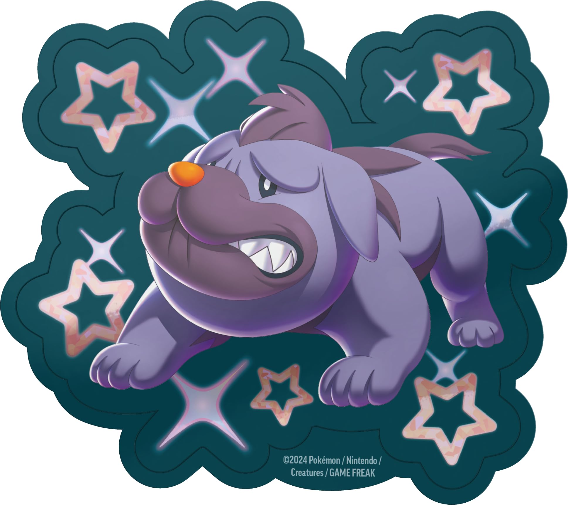 POKEMON TCG: Scarlet and Violet: PALDEAN Fates: TECH Sticker Collection - Shiny Maschiff - 3