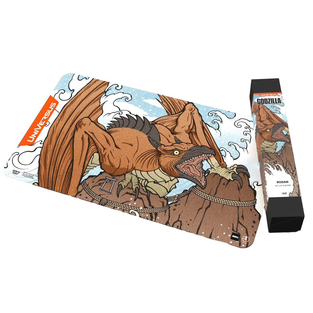 UniVersus Godzilla Challenger Series - Rodan Playmat - 24 x 14 Neoprene Mat, Tabletop Card Game Accessory, UVS Games, Officially Licensed - 3