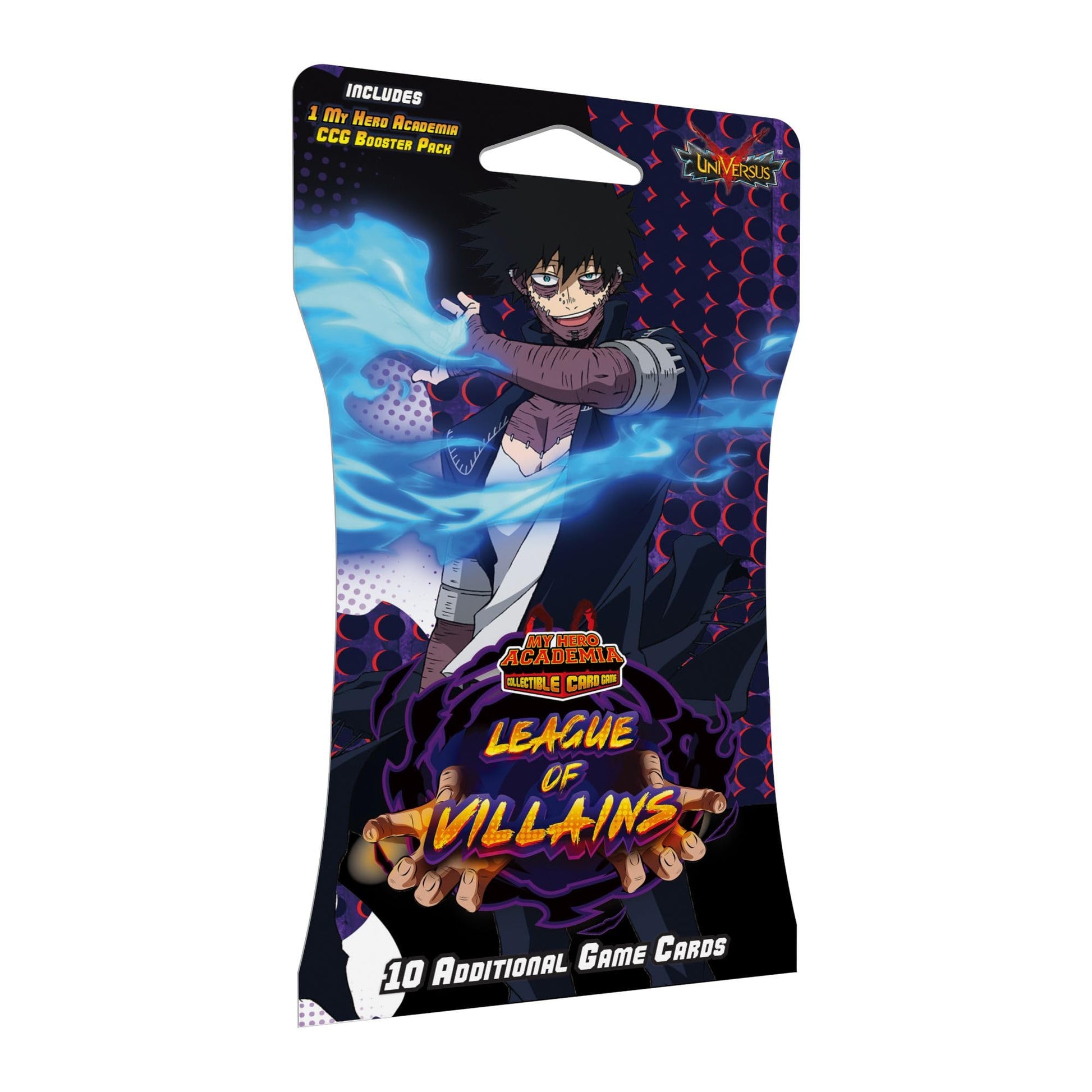 My Hero Academia Collectible Card Game Set 4: League of Villains Booster Pack - Individual Expansion Pack with 10 Additional Game Cards - 3