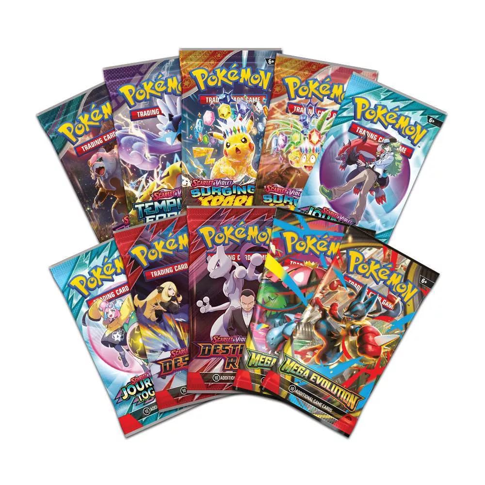 Pokemon TCG: Mimikyu ex & Alcremie ex Premium Collection - 10 Packs, Promo Cards - 2