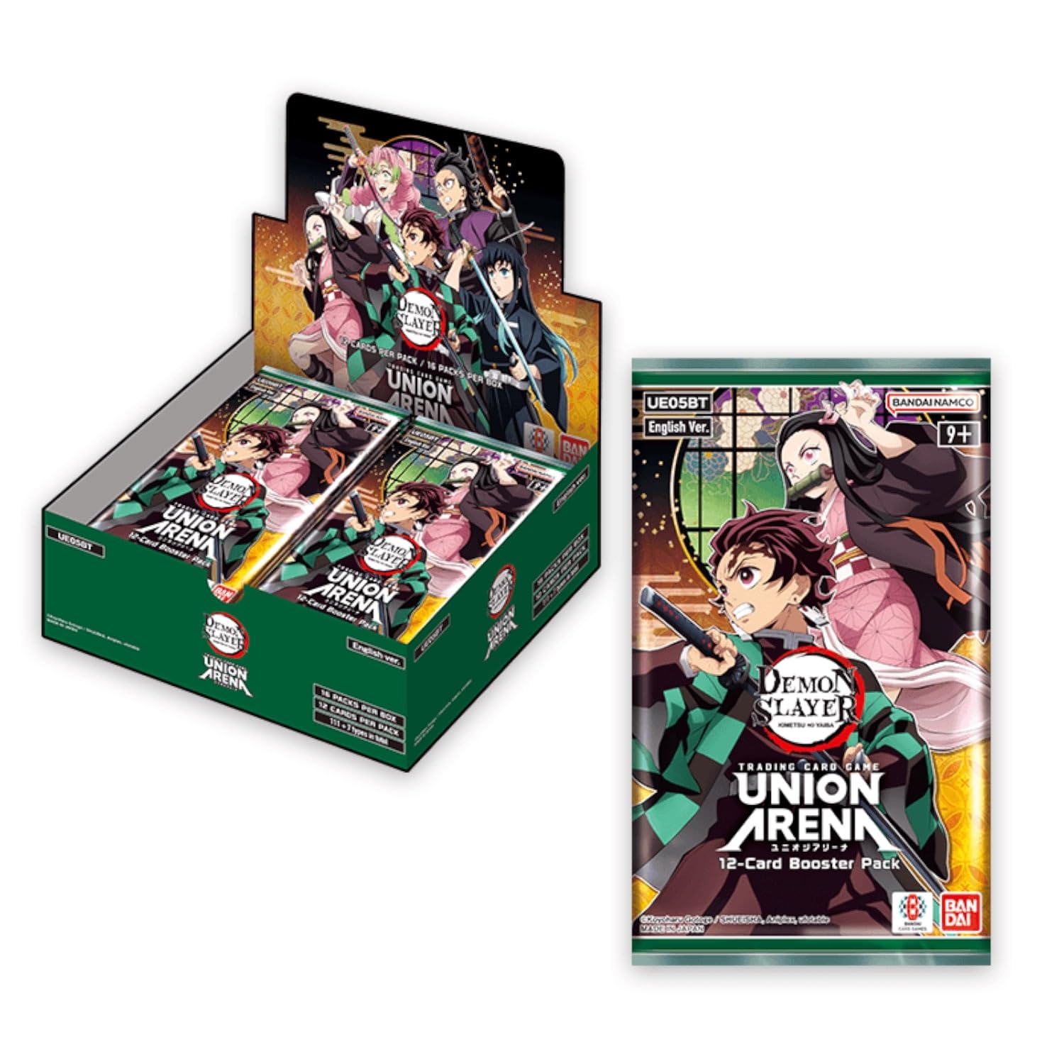 Union Arena Card Game: Booster Box: Demon Slayer: Kimetsu No Yaiba Vol. 2 (UEX05BT) - 16 Packs - 2