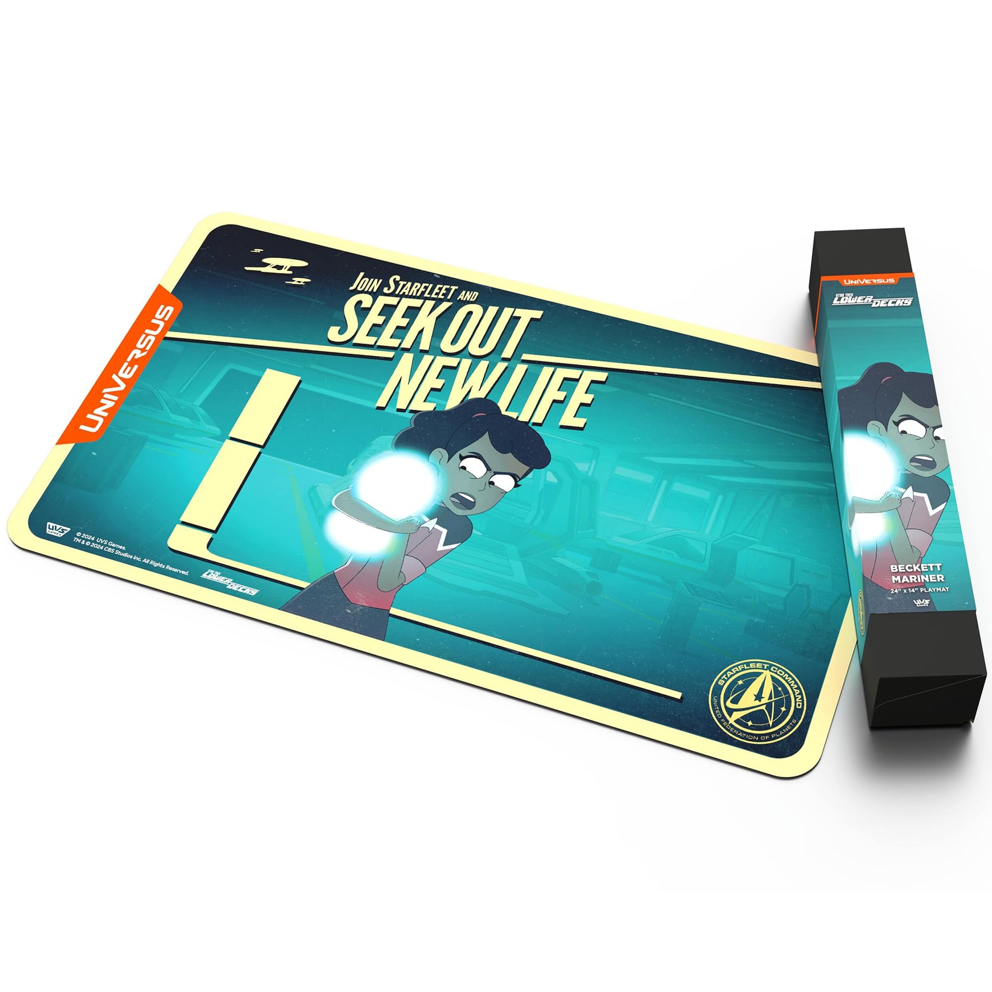 UniVersus: Star Trek: Lower Decks - Beckett Mariner Playmat - 24 x 14 Neoprene Mat, Tabletop Card Game Accessory, UVS Games, Officially Licensed - 5