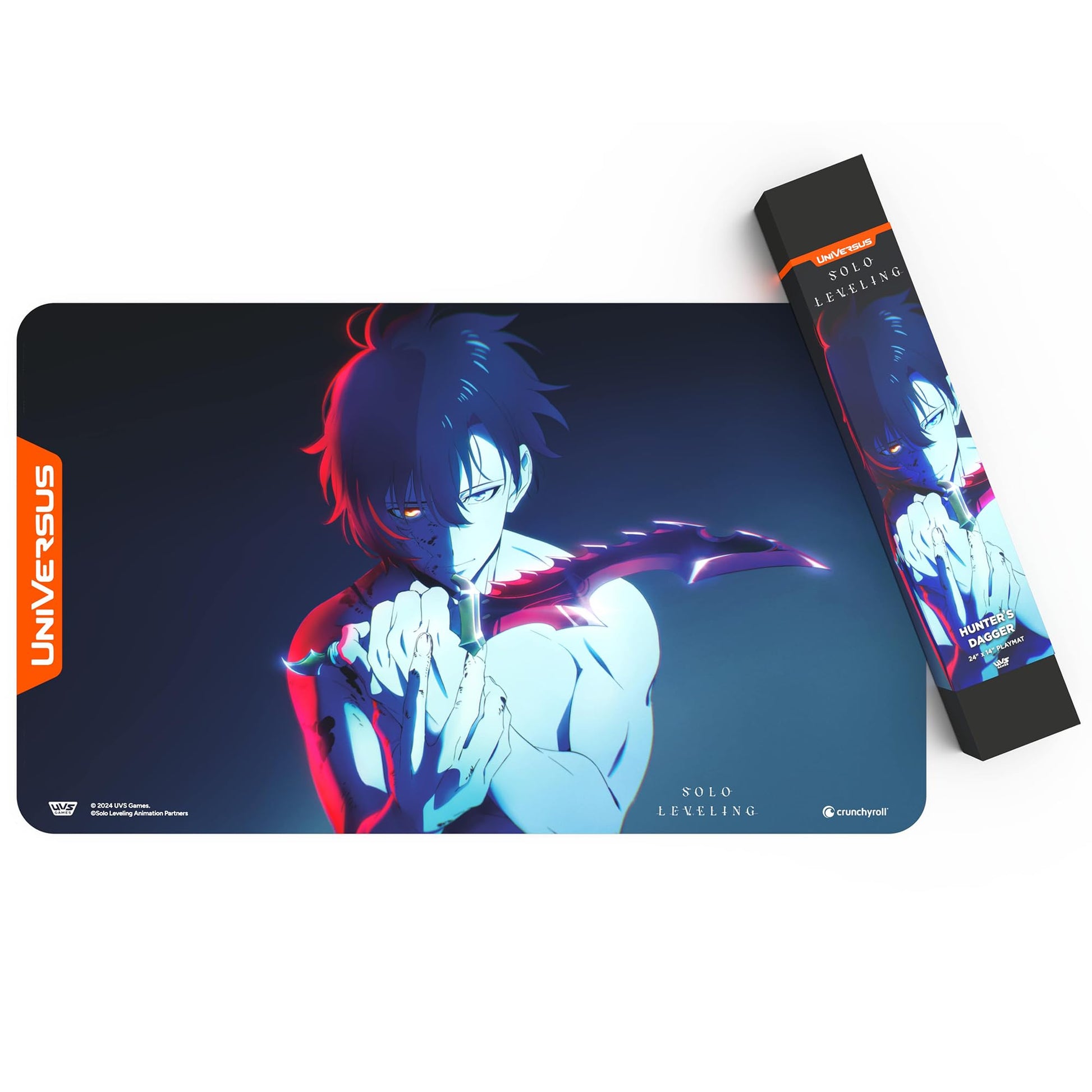 UniVersus: Solo Leveling: Hunter's Dagger Playmat - 24 x 14 Neoprene Mat, Non-Slip Back, Tabletop Card Game Accessory, UVS Games, Officially Licensed - 5