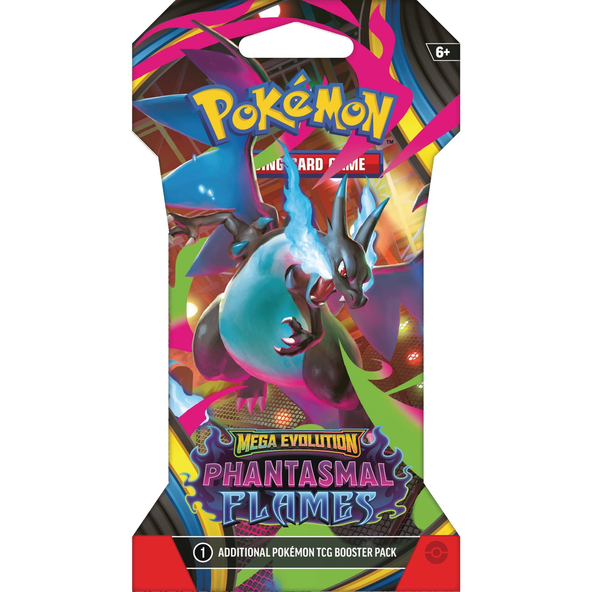 Pokemon TCG: Mega Evolution Phantasmal Flames Sleeved Booster Pack - 10 Cards - 4