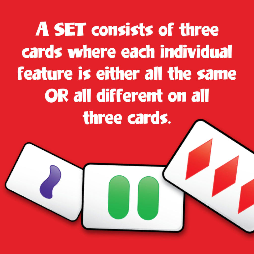 SET Enterprises SET - The Family Card Game of Visual Perception - Race to Find The Matches, For Ages 8+,81 Cards, Rules included - 6