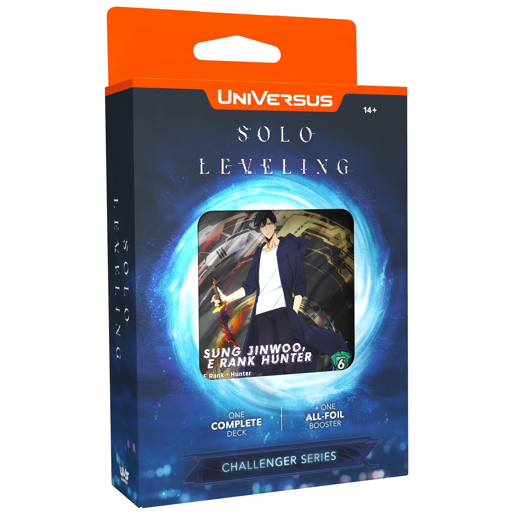 UniVersus: Solo Leveling - Challenger Series - Deck Building Game, Ready to Play Deck, Sung Jinwoo Character Card, 6 Foil Or Alt Art Cards - 3