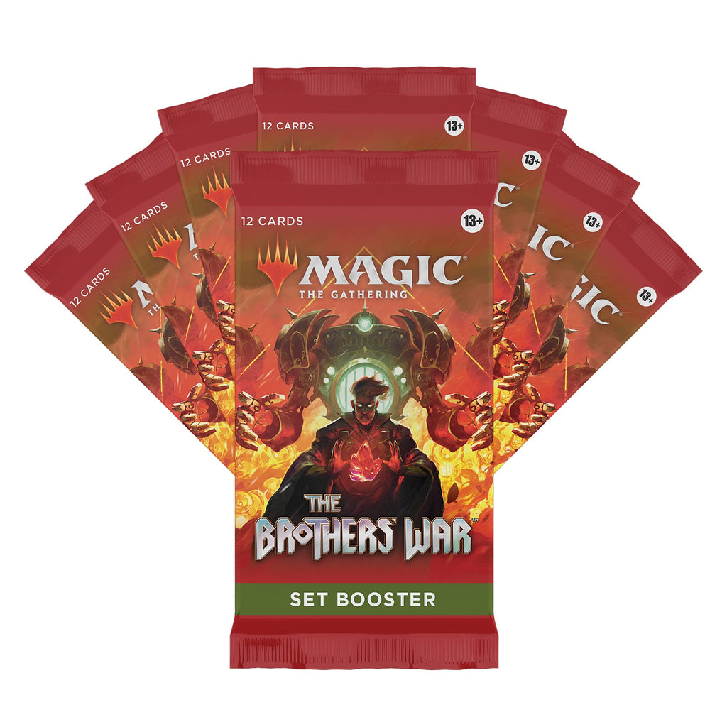 Magic The Gathering The Brothers War Gift Bundle | Foil Transformers Card, 1 Collector Booster, 8 Set Boosters, and Accessories - 7