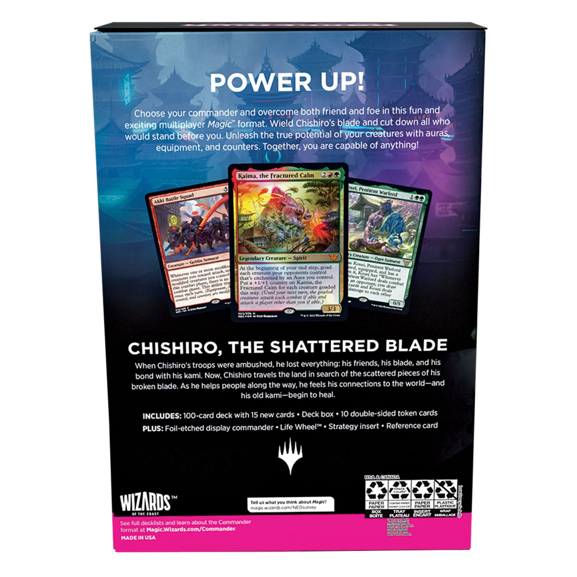 Magic: The Gathering Kamigawa: Neon Dynasty Commander Deck – Upgrades Unleashed (Red-Green) - 2