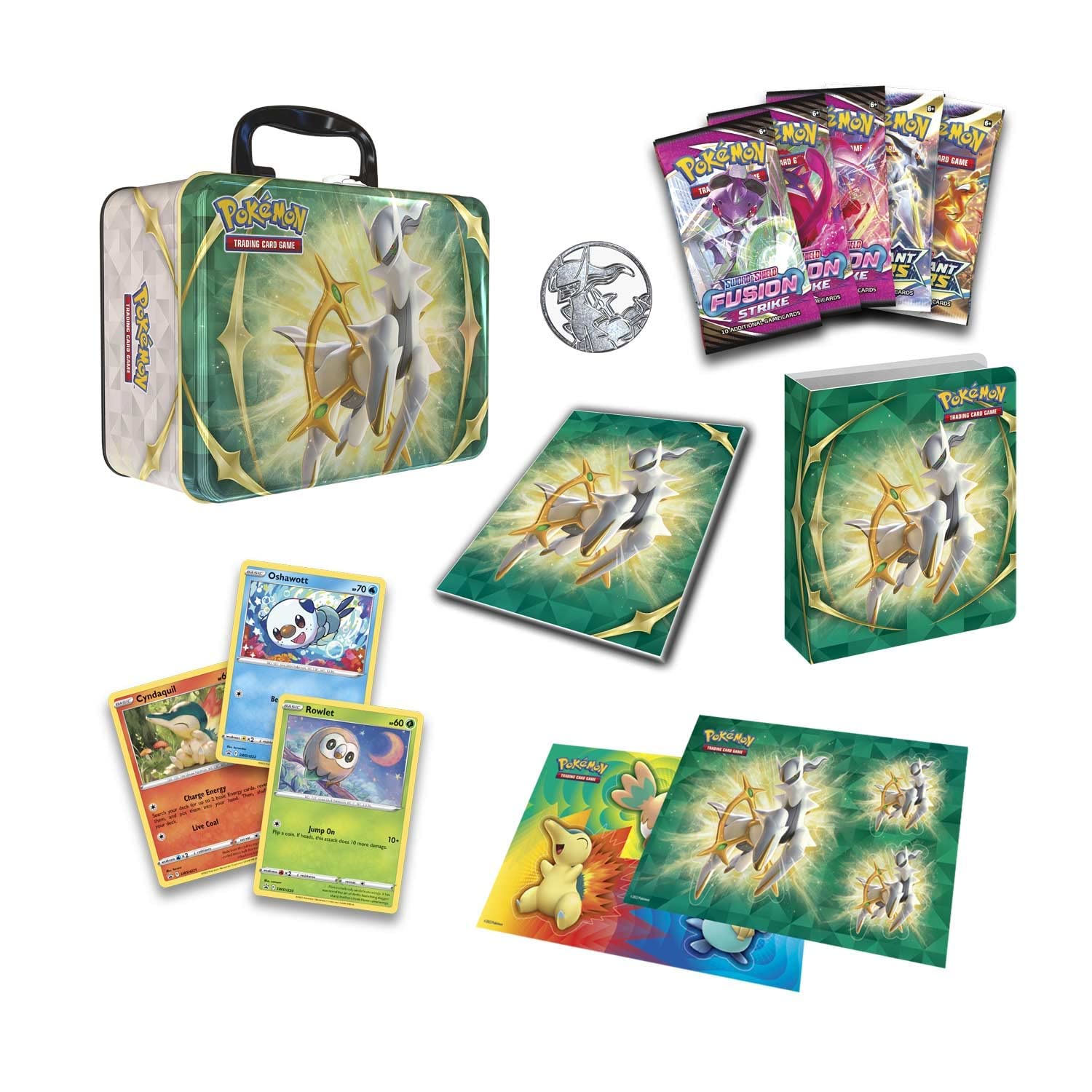 Pokemon TCG: Collector Chest Spring 2022: Rowlet/Cyndaquil/Oshawott, Multicolor, 210-85020 - 2