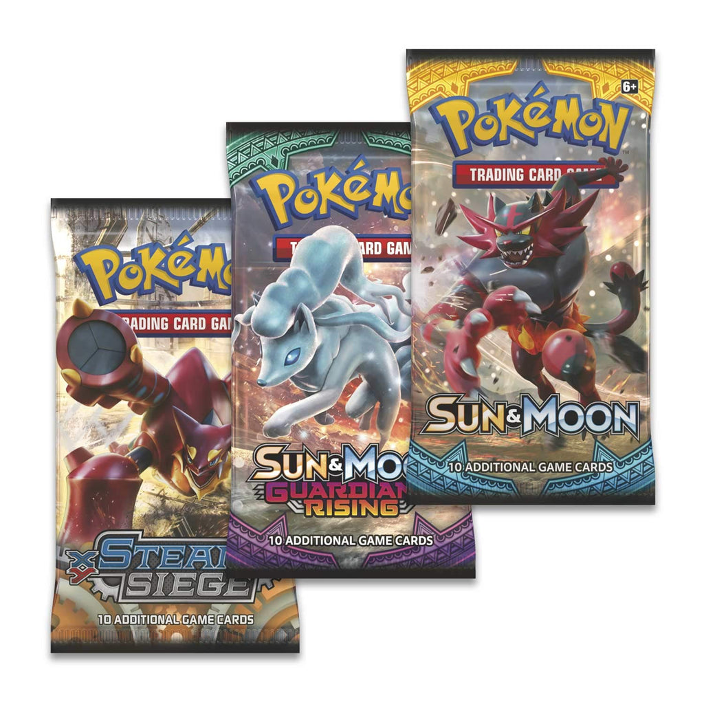 Pokemon TCG: Great Ball Tin - 3 Booster Pack with 1 Coin - 3