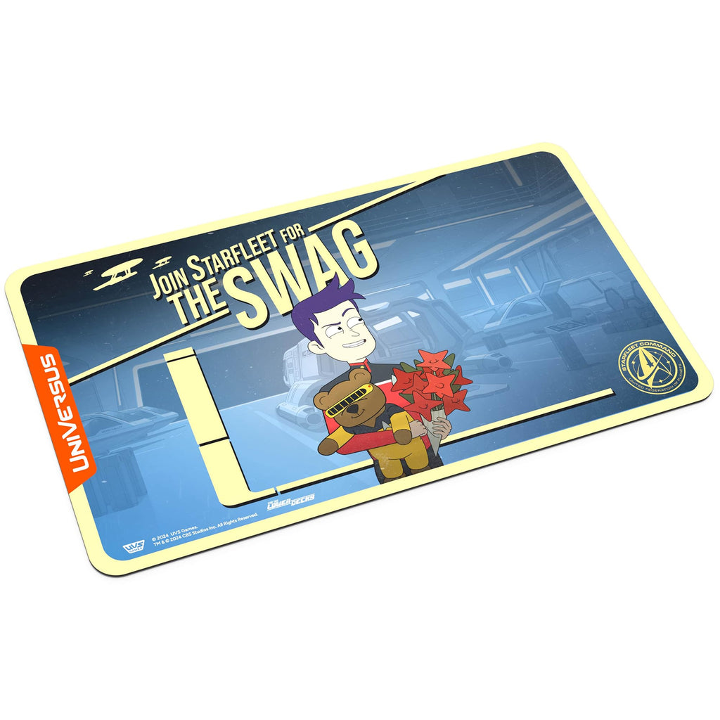 UniVersus: Star Trek: Lower Decks - Brad Boimler Playmat - 24 x 14 Neoprene Mat, Tabletop Card Game Accessory, UVS Games, Officially Licensed - 3