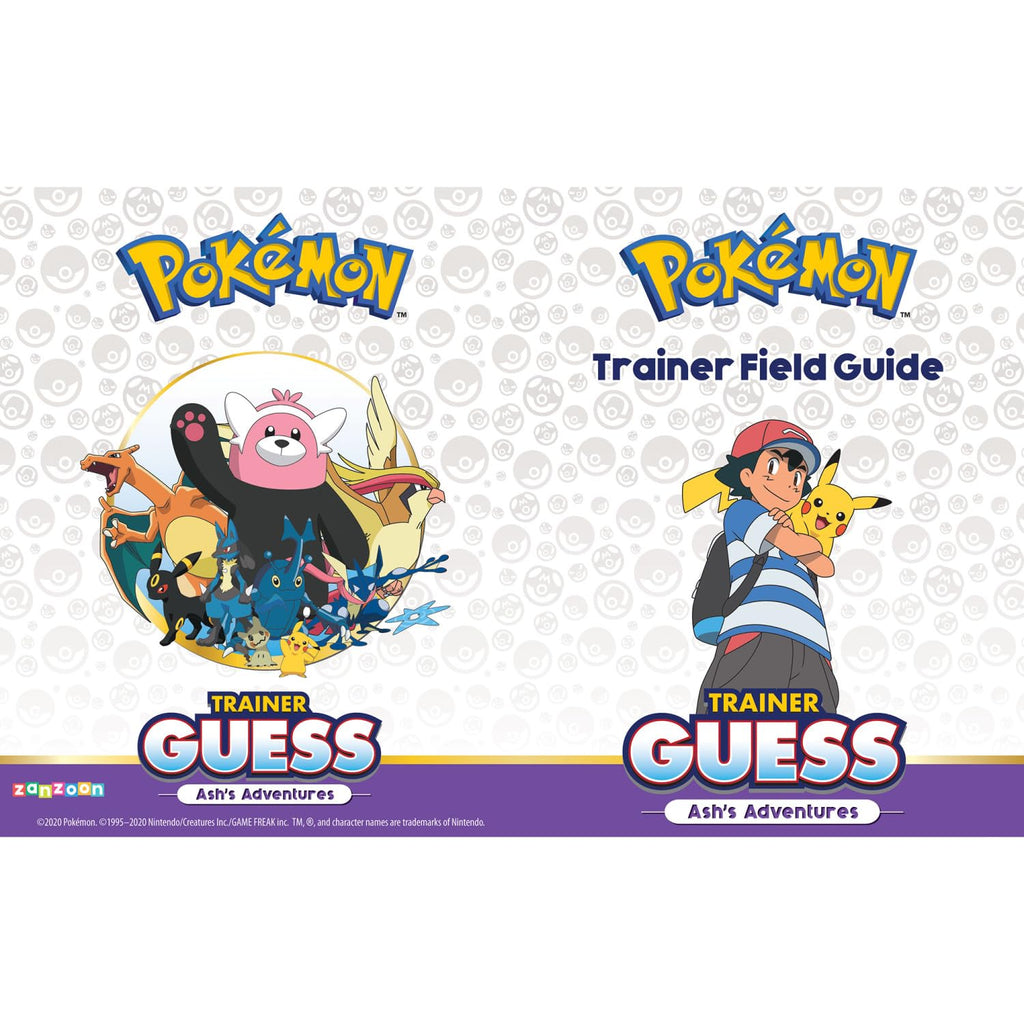 Pokemon Trainer Guess - Ash Adventures - Electronic Guessing Game, Collect 150 Pokemon, Field Guide, Talk to Your Light & Sound Poke Ball, Kids 6+ Brown Box Packaging - 9