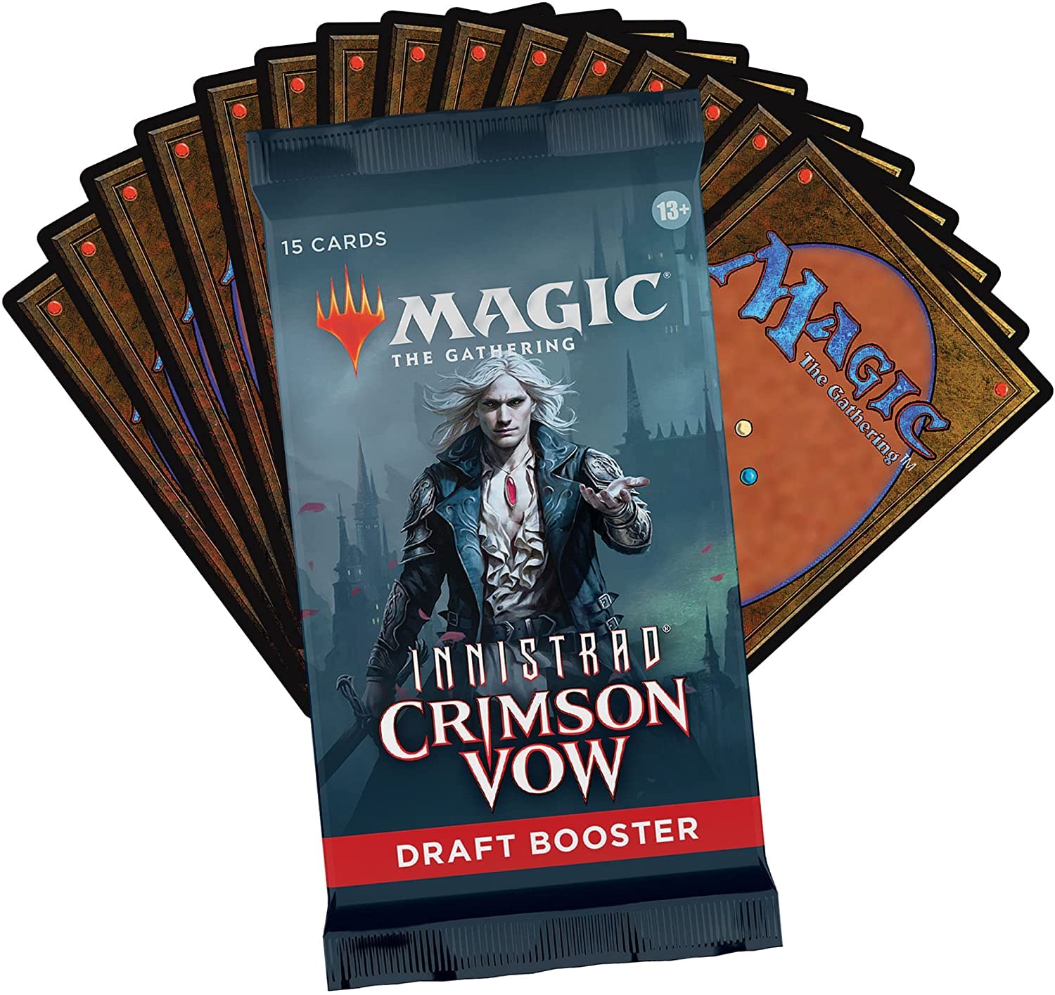 Magic: The Gathering Innistrad: Crimson Vow 3-Booster Draft Pack | 45 Magic Cards - 6