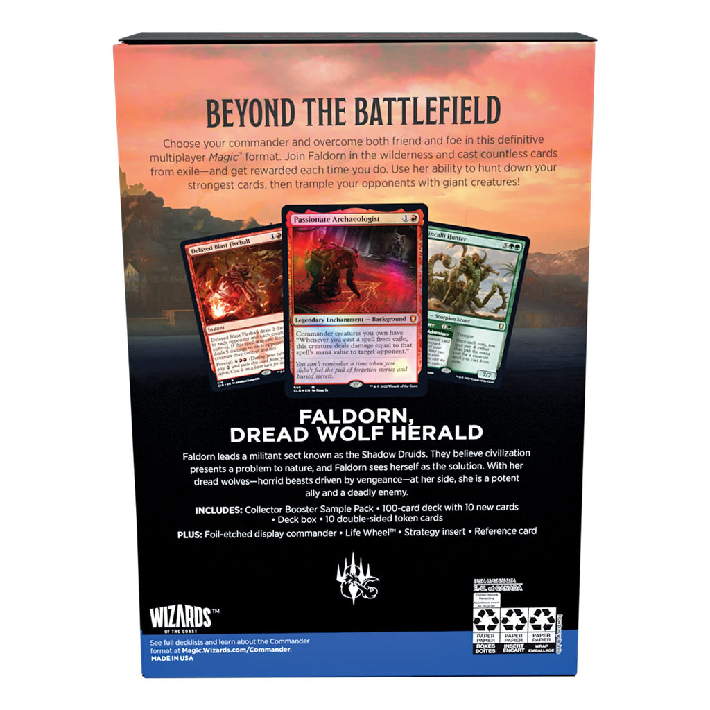 Magic: The Gathering Commander Legends: Battle for Baldur’s Gate Commander Deck – Exit from Exile + Collector Booster Sample Pack - 2