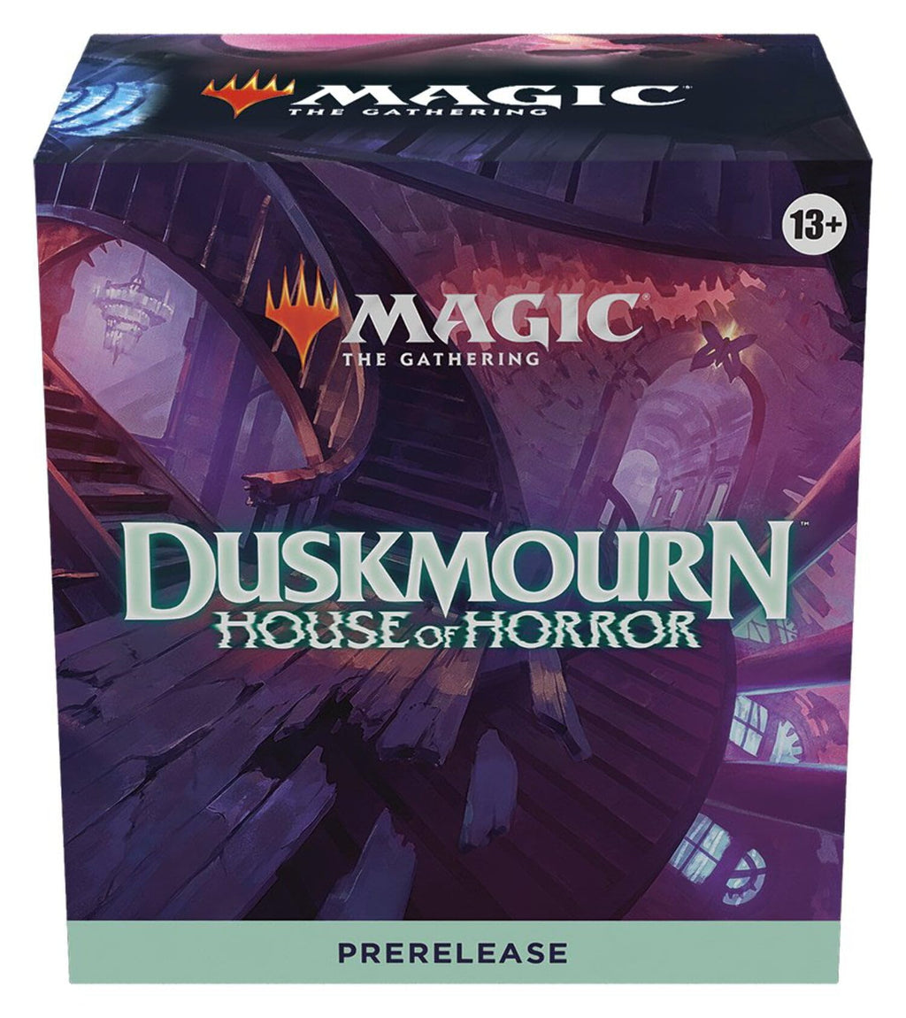 MAGIC THE GATHERING: Duskmourn: House of Horror: PRERELEASE KIT - 6 Play Packs, Dice, Promos - 2