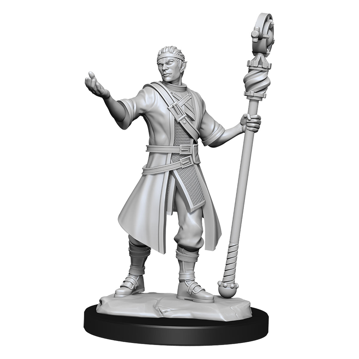 D&D Nolzurs Marvelous Unpainted Miniatures Half-Elf Wizard Male - Miniatures - 2