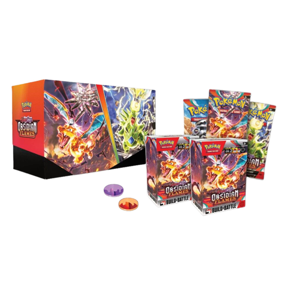 Scarlet & Violet Obsidian Flames - Build & Battle Stadium POKEMON TCG - Trading Card Games - 2