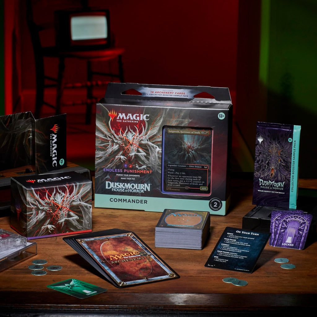 Magic: The Gathering Duskmourn: House of Horror Commander Deck Bundle - Includes All 4 Decks - 2