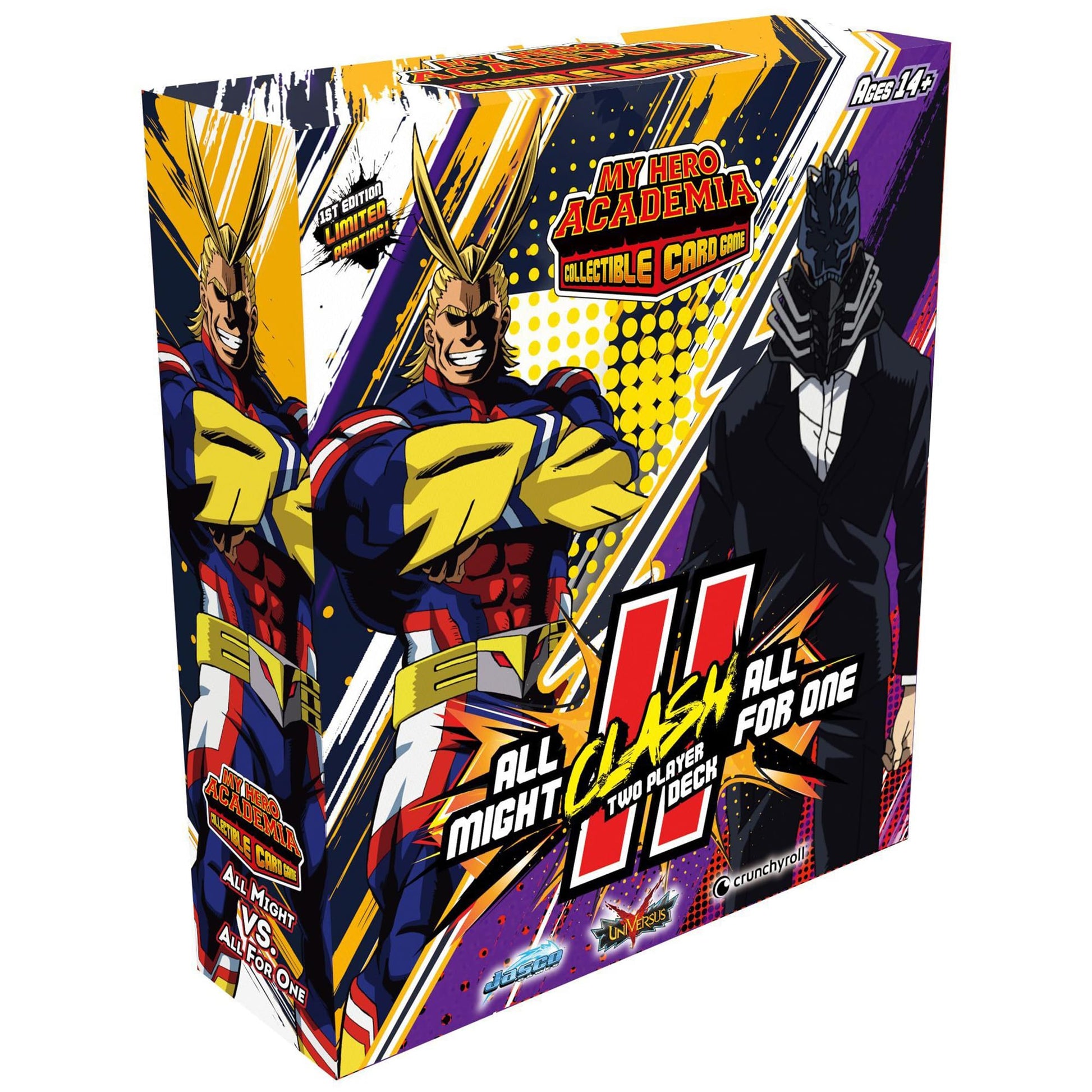 My Hero Academia Collectible Card Game All Might Vs. All for One Two Player Clash Decks | Trading Card Game for Adults and Teens | Ages 14+ | 2 Players | Avg. Playtime 45+ Mins | Made by Jasco Games - 3