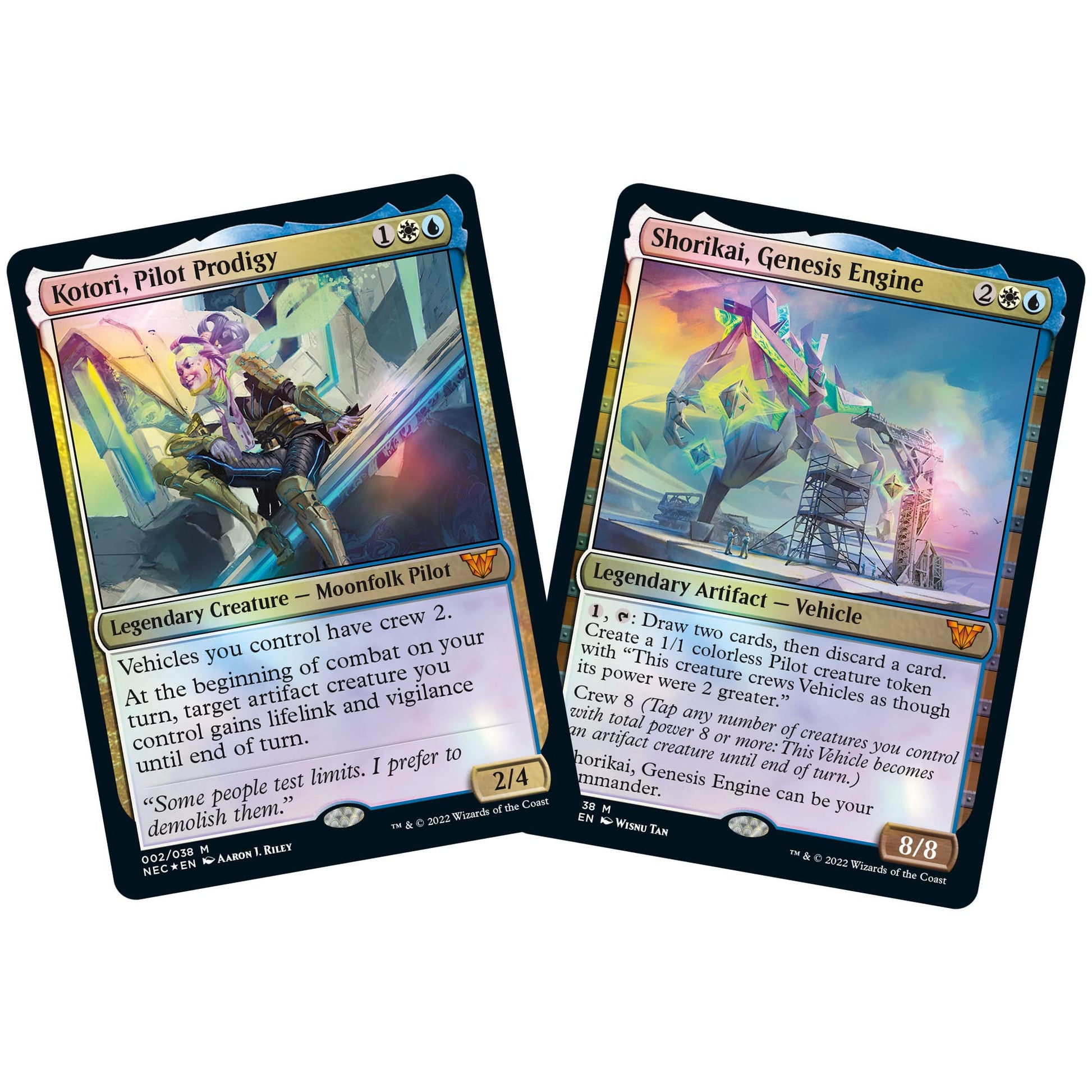 Magic: The Gathering Kamigawa: Neon Dynasty Commander Deck – Buckle Up (White-Blue) - 5