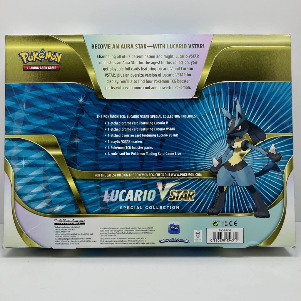 Pokemon TCG: Lucario VSTAR Special Collection Box - 4 Packs - 4