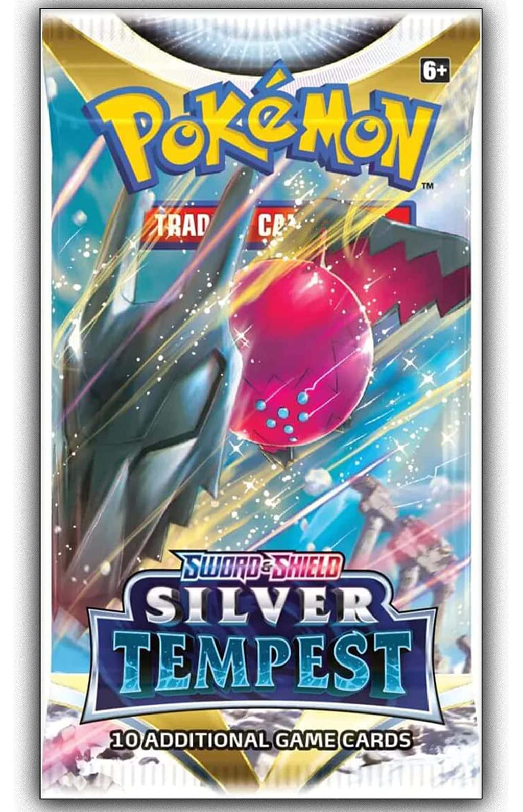 8 Packs Pokemon TCG: Sword & Shield Silver Tempest Booster Pack - 10 Cards - 2