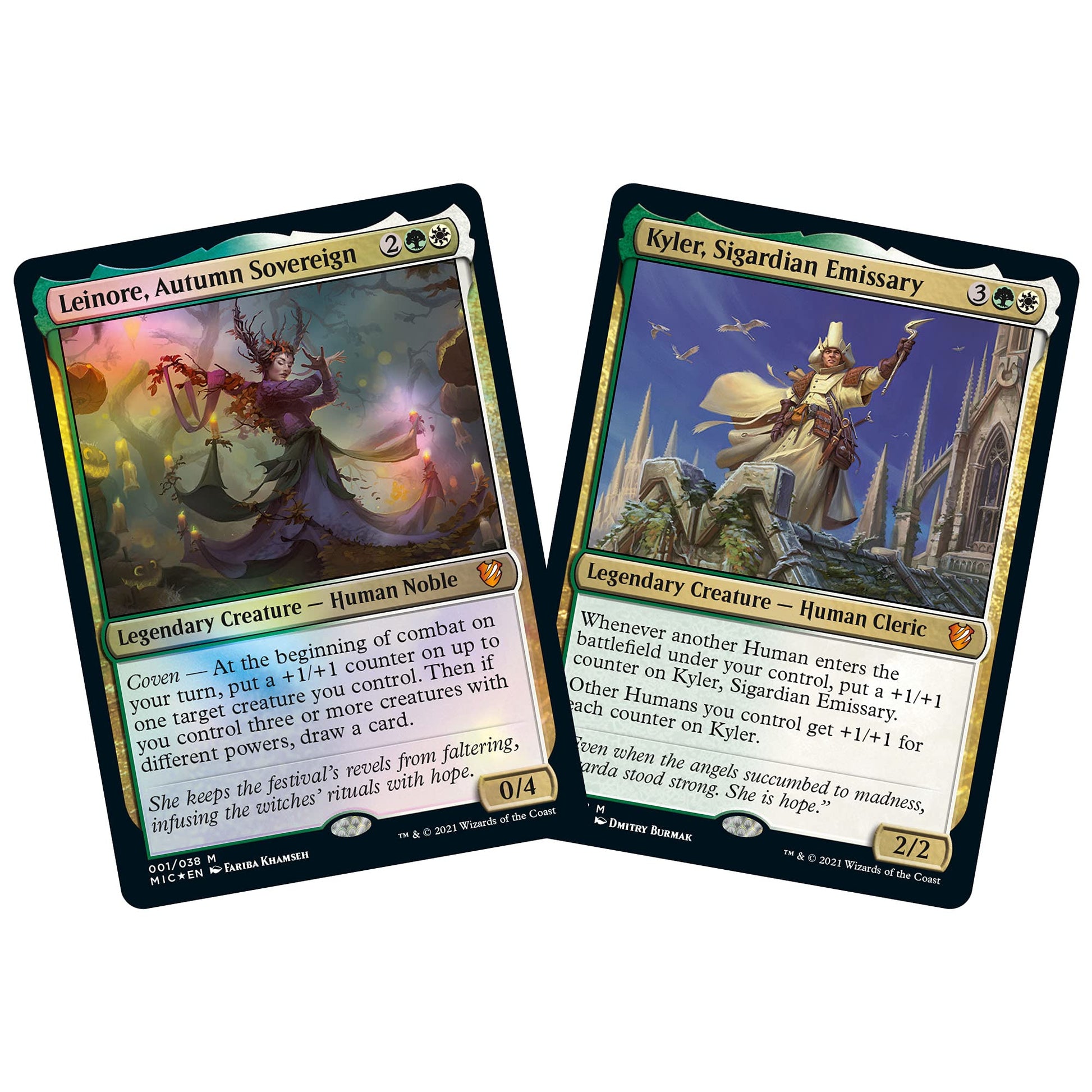 Magic: The Gathering Innistrad: Midnight Hunt Commander Deck – Coven Counters (Green-White) - 7