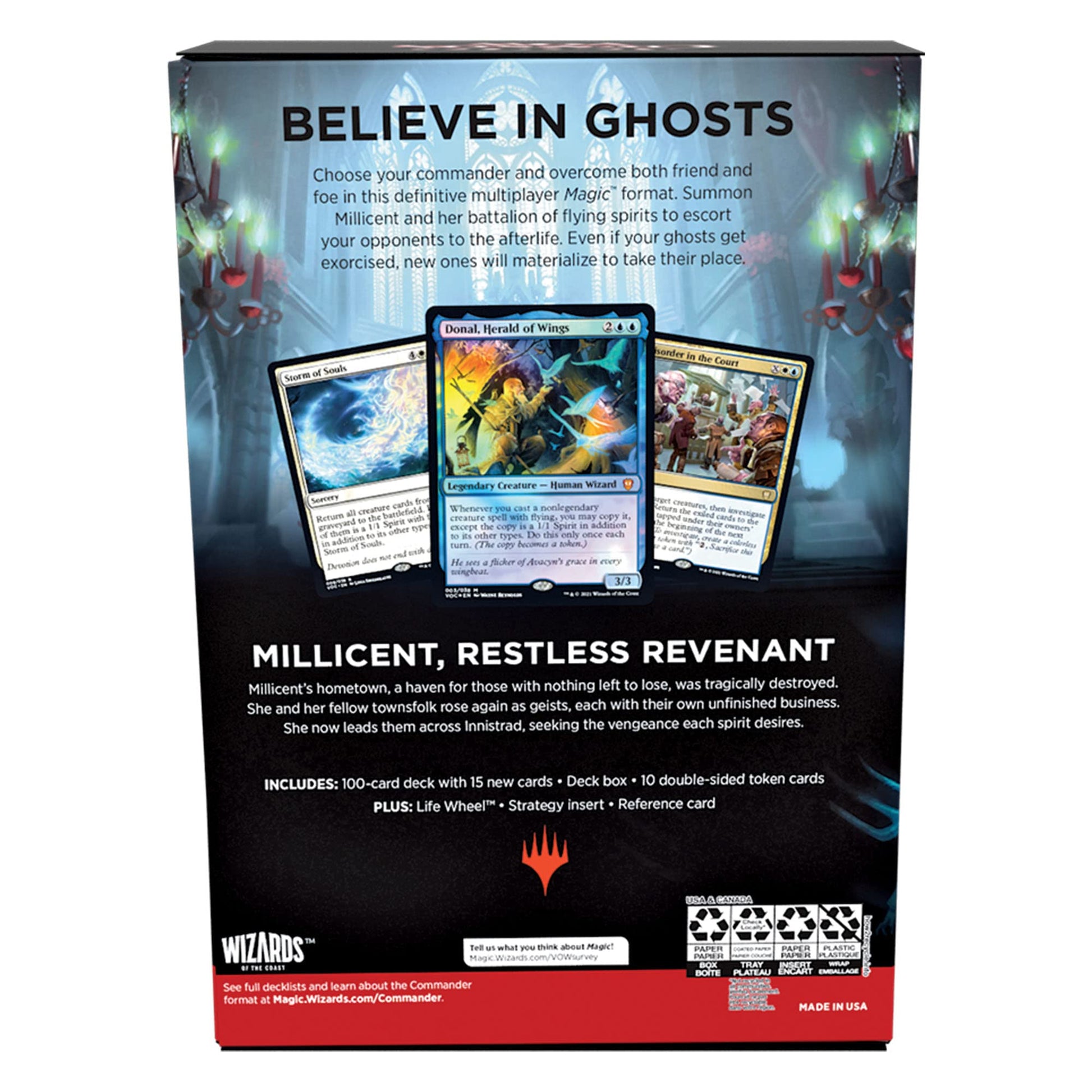 Magic: The Gathering Innistrad: Crimson Vow Commander Deck – Spirit Squadron (White-Blue) - 2