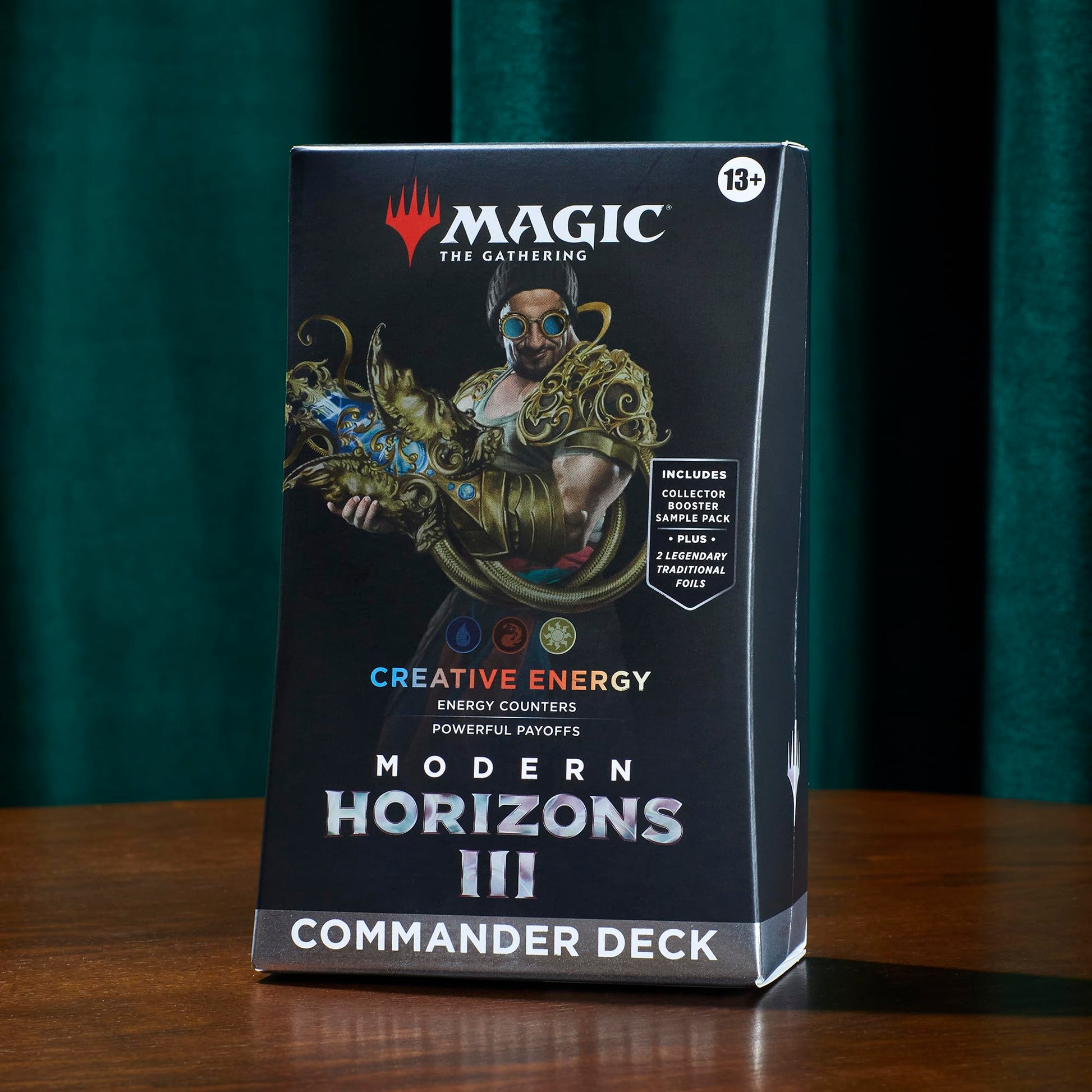 Magic: The Gathering Modern Horizons 3 Commander Deck - Creative Energy (100-Card Deck, 2-Card Collector Booster Sample Pack + Accessories) - 6
