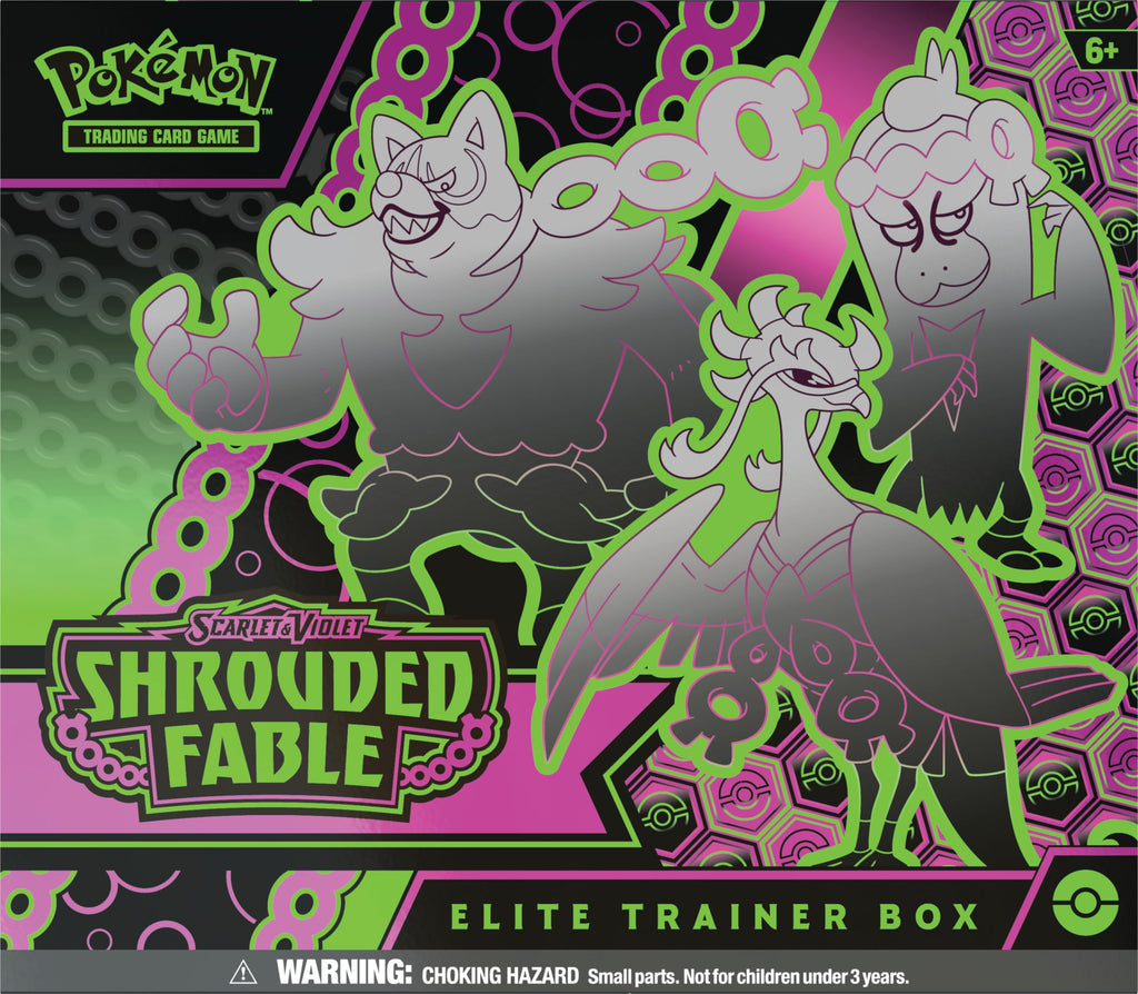 Pokemon TCG: Scarlet and Violet Shrouded Fable Elite Trainer Box - 10