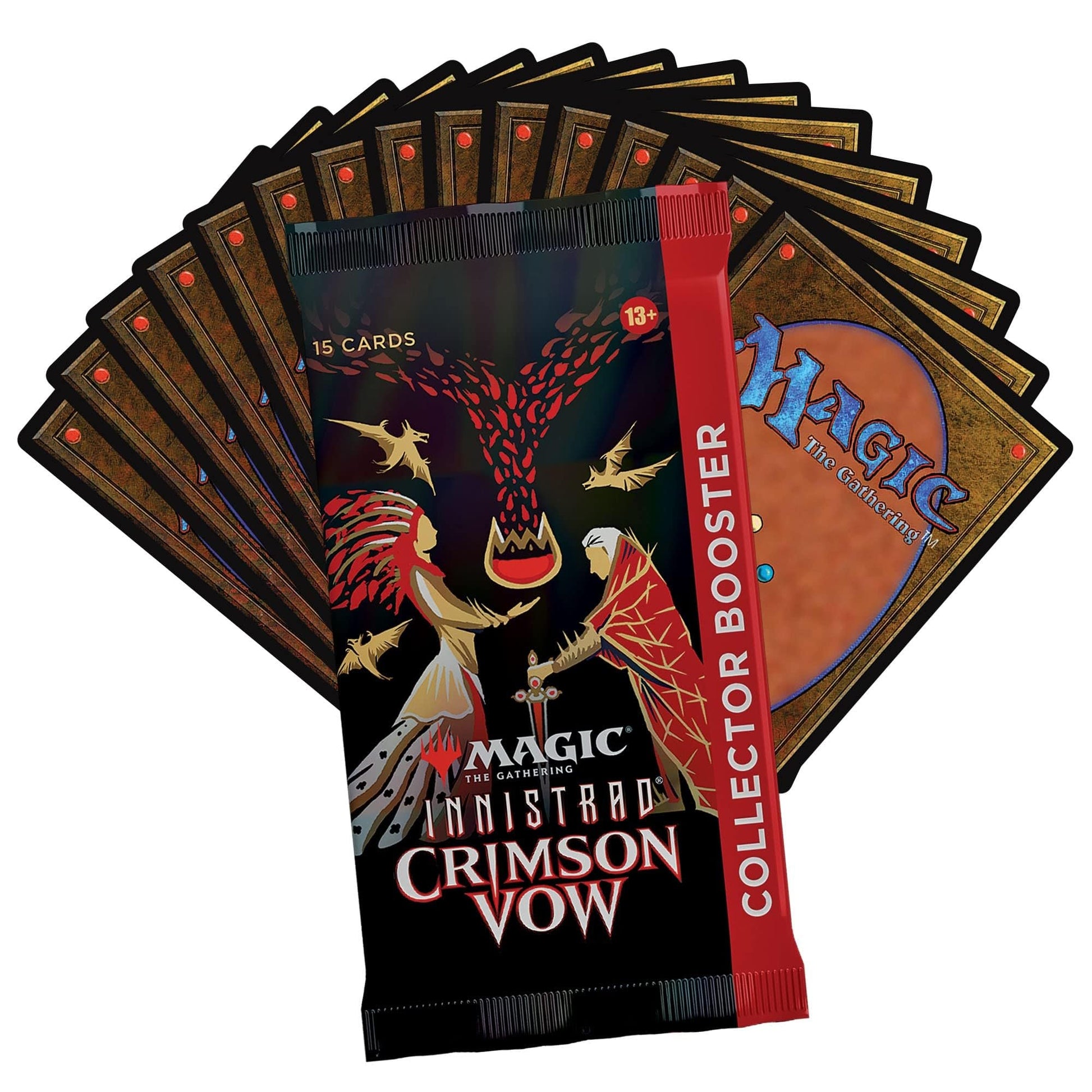 Magic: The Gathering Innistrad: Crimson Vow Collector Booster Box | 12 Packs + 2 Dracula Box Toppers (182 Magic Cards) - 5