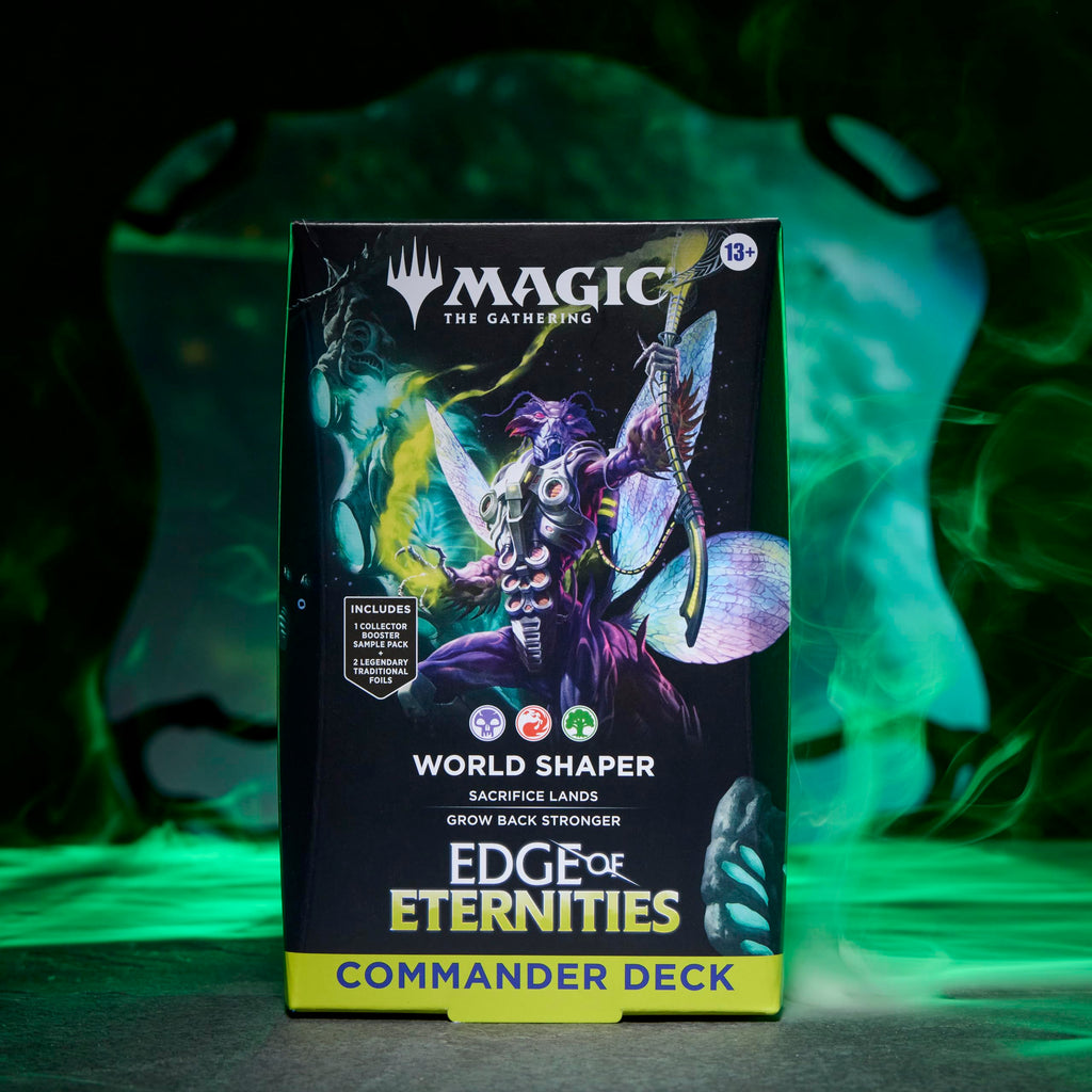 Magic: The Gathering Edge of Eternities Commander Deck Bundle - 2 of Each Deck (2 World Shaper + 2 Counter Intelligence) - 4