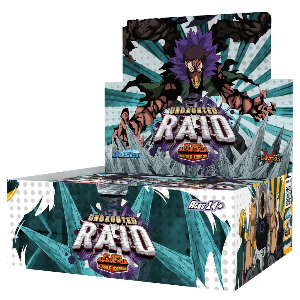 Jasco My Hero Academia Collectible Card Game Series 5: Undaunted Raid Booster Display - Contains 24 Expansion Packs of 11-Cards, Trading Card Game - 4