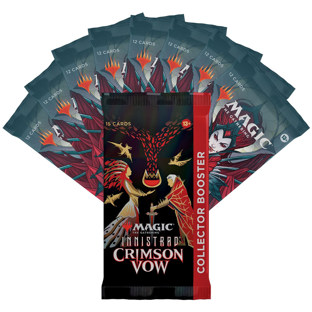 Magic: The Gathering Innistrad: Crimson Vow Gift Bundle | 8 Set Boosters | 1 Collector Booster | Accessories - 7