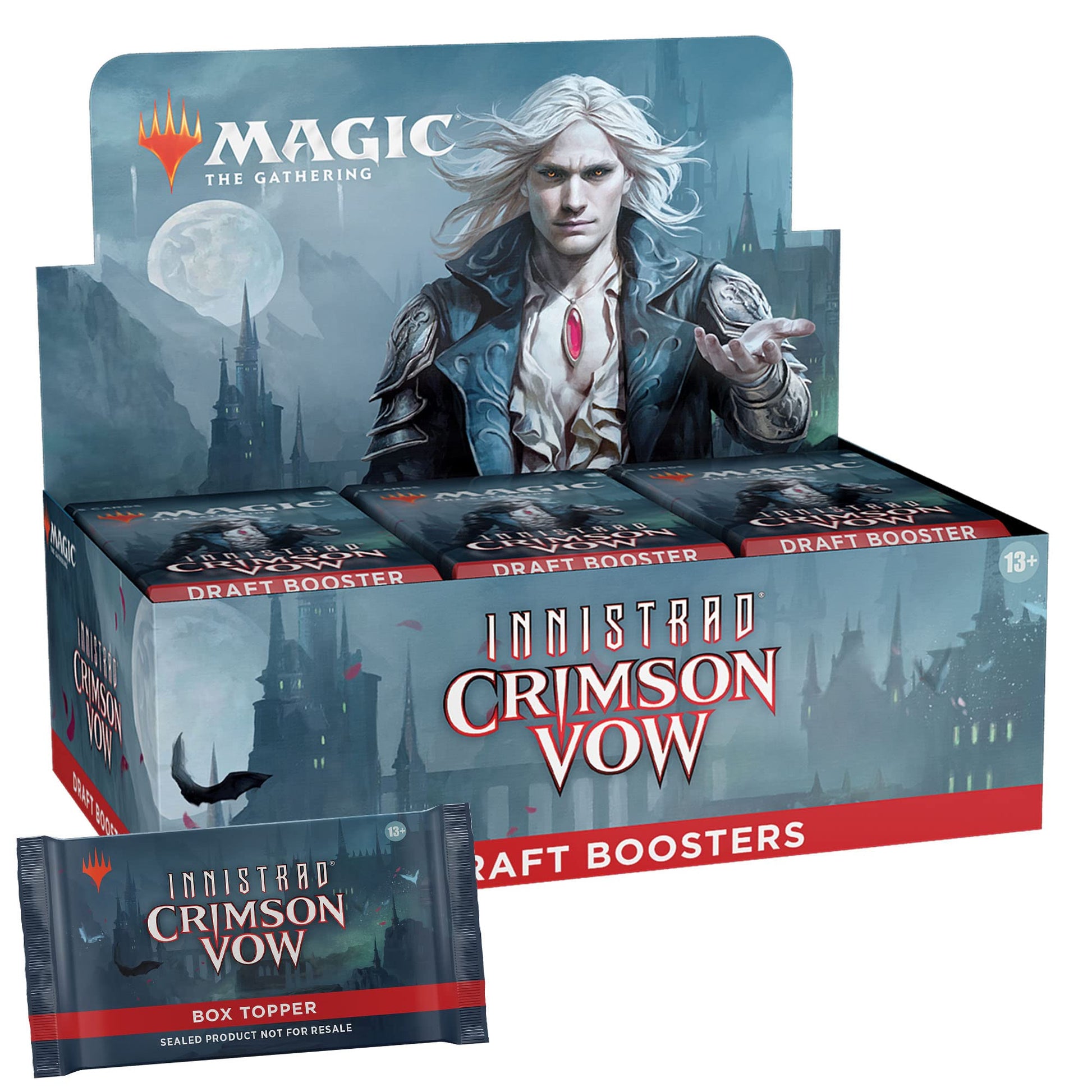 Magic: The Gathering Innistrad: Crimson Vow Draft Booster Box | 36 Packs + Dracula Box Topper (541 Magic Cards) - 2