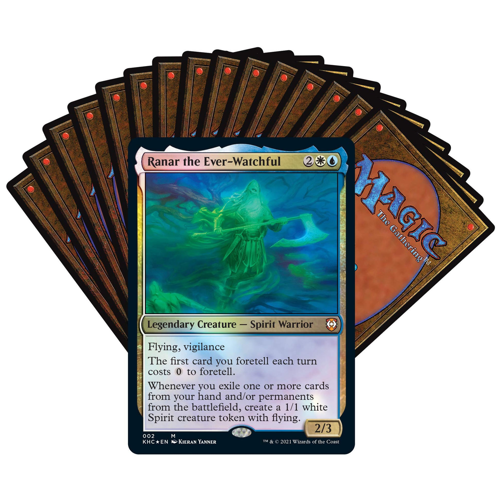 Magic The Gathering Kaldheim Commander Deck – Phantom Premonition | 100 Card Ready-to-Play Deck | Blue-White - 6