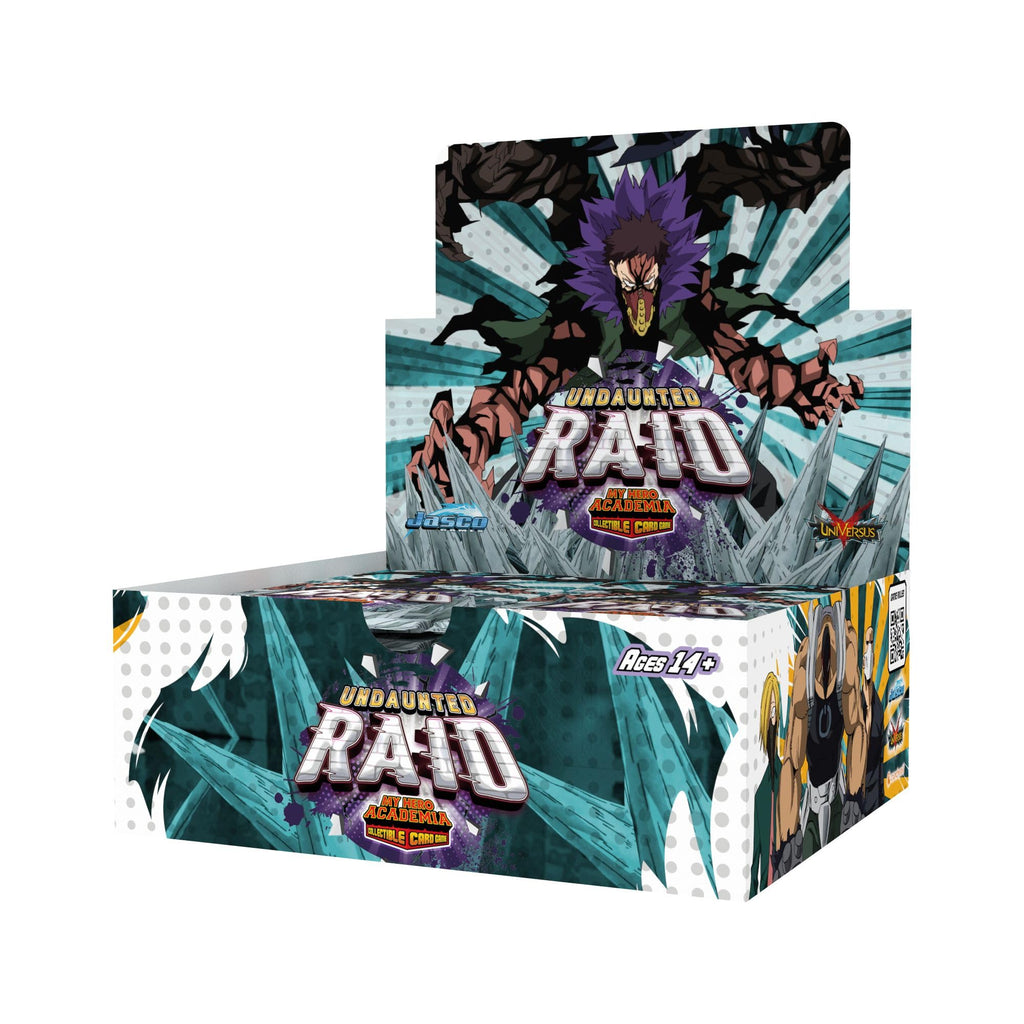 Jasco My Hero Academia Collectible Card Game Series 5: Undaunted Raid Booster Display - Contains 24 Expansion Packs of 11-Cards, Trading Card Game - 8