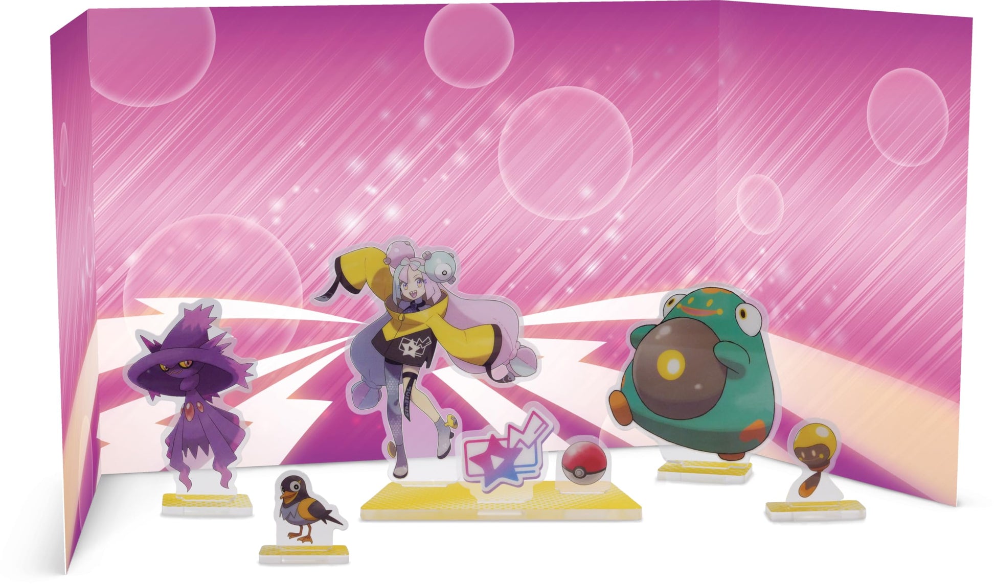 Pokémon - Trading Card Game: Premium Collection Enigmaras Wampitz-ex (1 Holographic Full Screen Promo Card, 6 Booster Packs & Plastic Stand) - 3