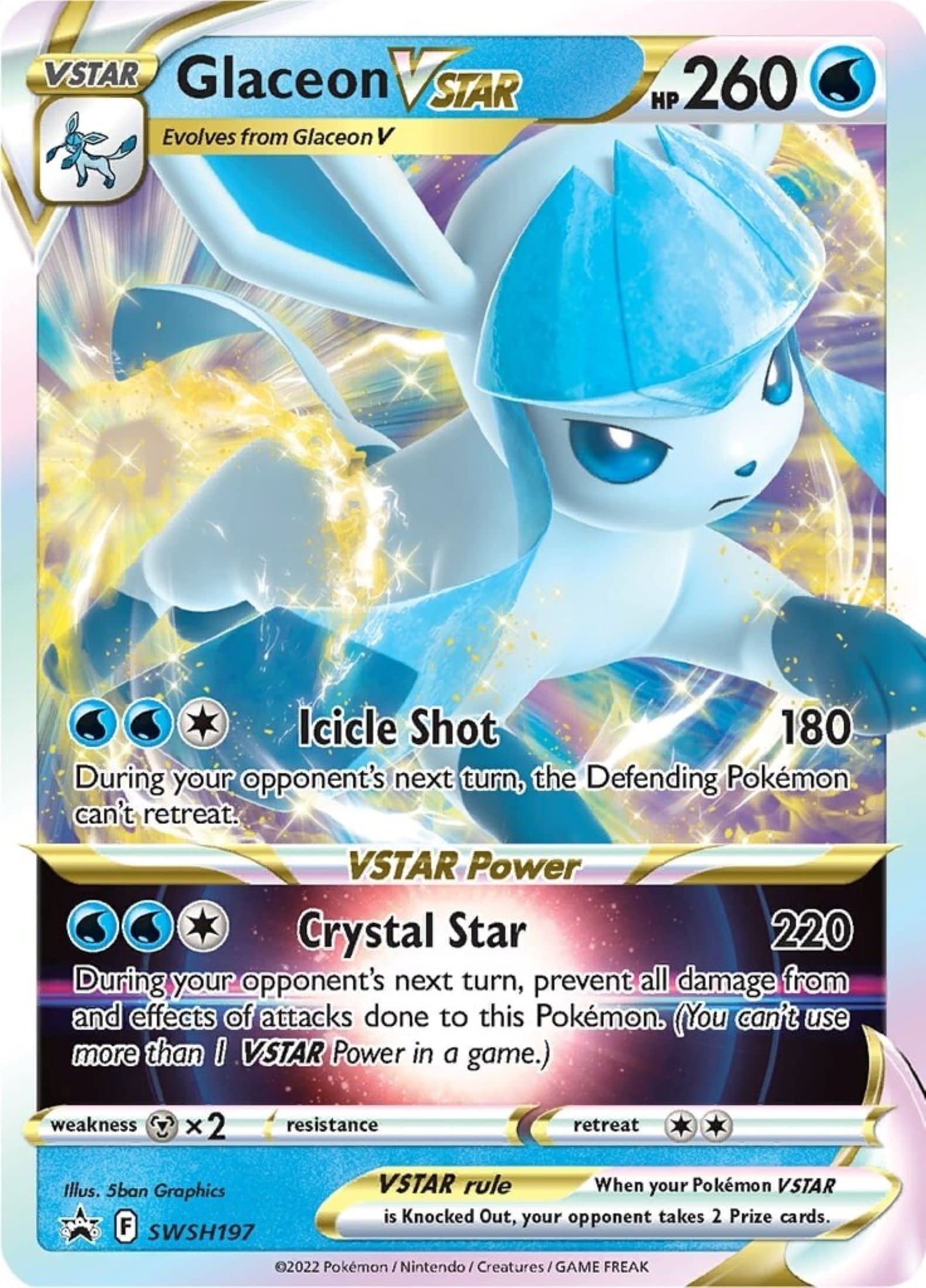 Pokemon Cards: Glaceon VSTAR Special Collection - 2