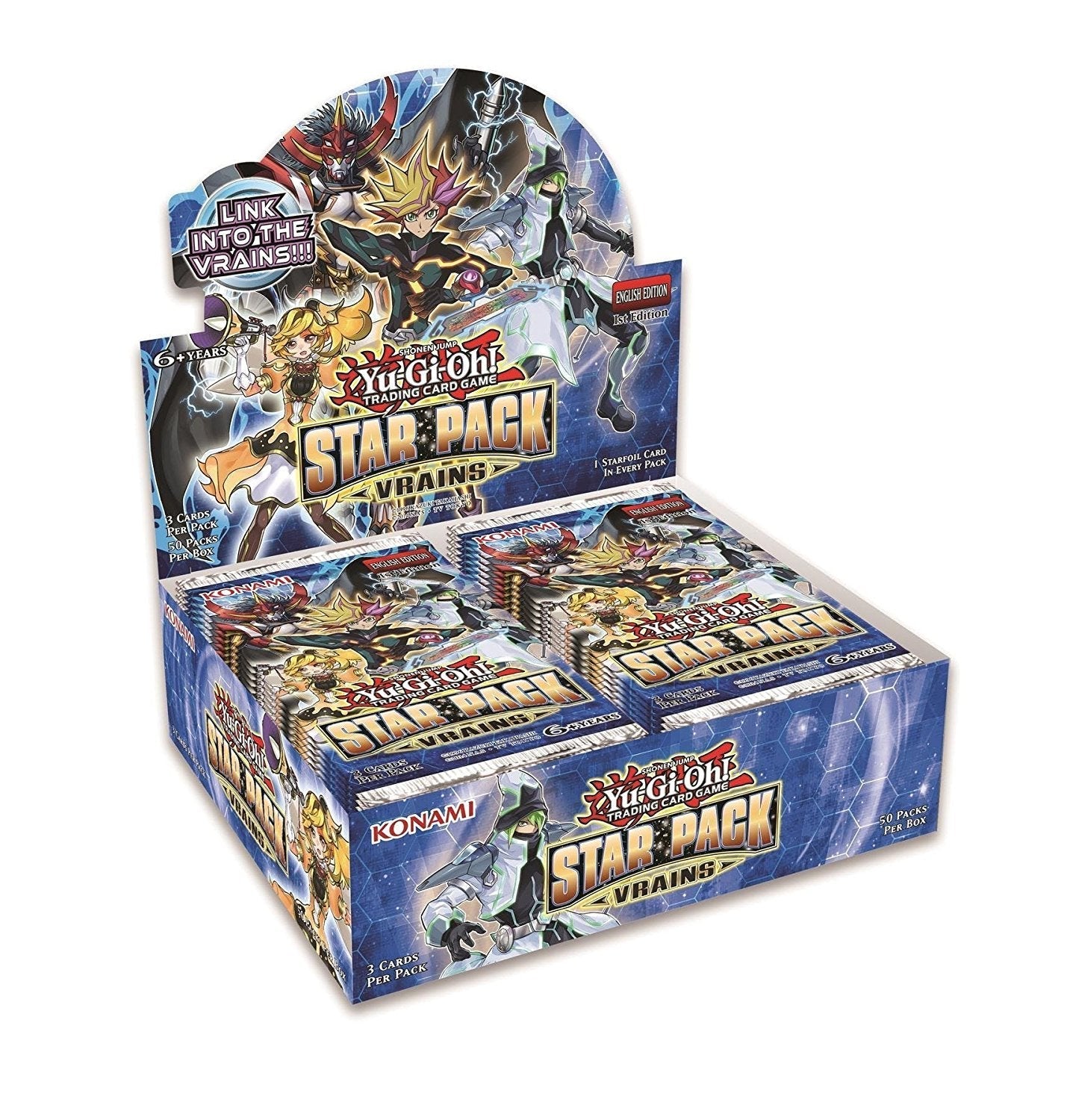 Konami YuGiOh Star Pack VRAINS Booster Box [50 Packs] [Sealed] - 2