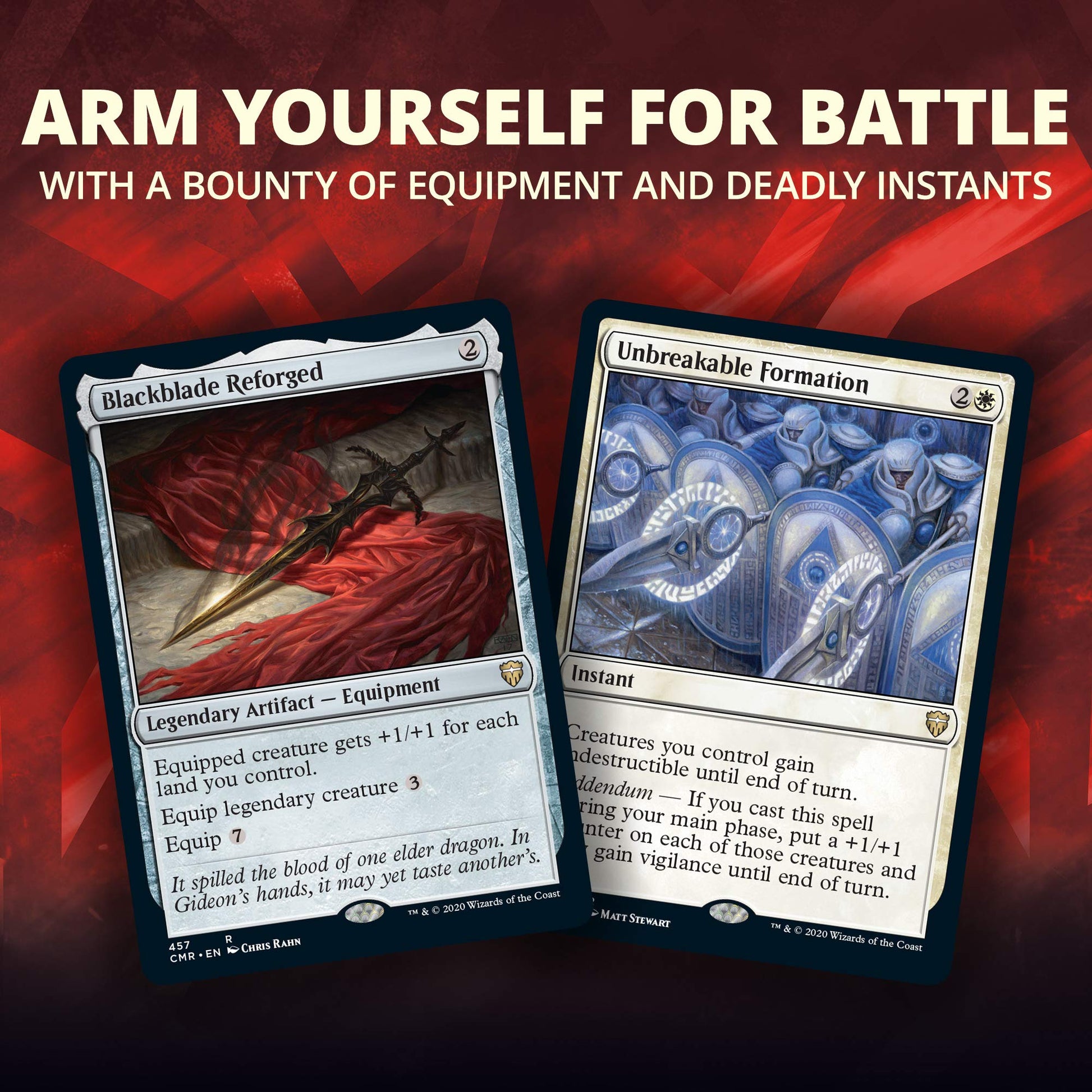 Magic: The Gathering Commander Legends – Arm for Battle | 100 Card Ready-to-Play Deck | 1 Foil Commander | Red-White, C78590000 - 3