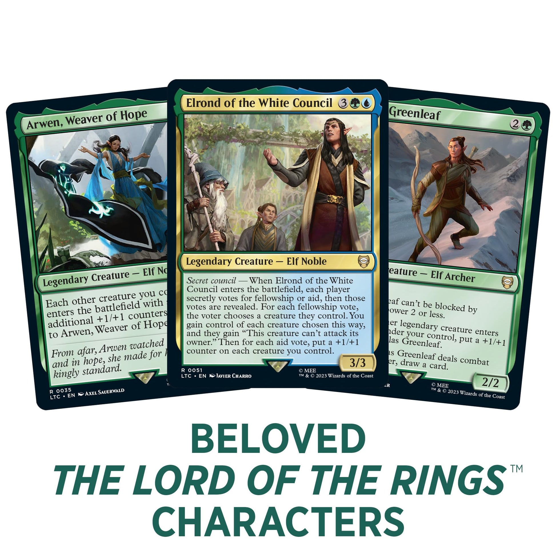 Magic: The Gathering The Lord of The Rings: Tales of Middle-Earth Commander Deck 3 + Collector Booster Sample Pack - 4