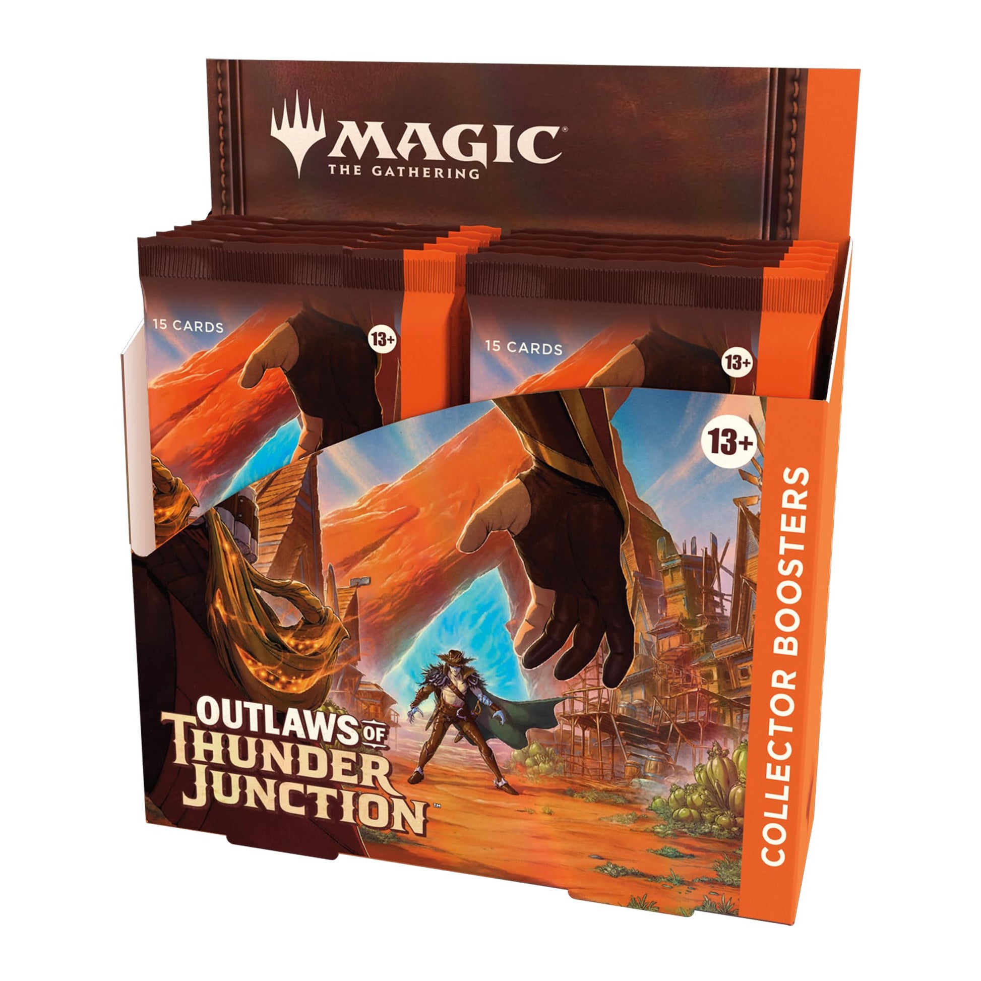 Magic: The Gathering Outlaws of Thunder Junction Collector Booster Box - 12 Packs (180 Magic Cards)