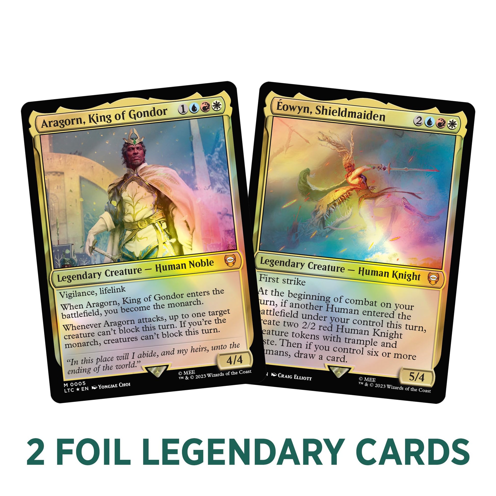 Magic The Gathering The Lord of The Rings: Tales of Middle-Earth Commander Deck 1 + Collector Booster Sample Pack - 6