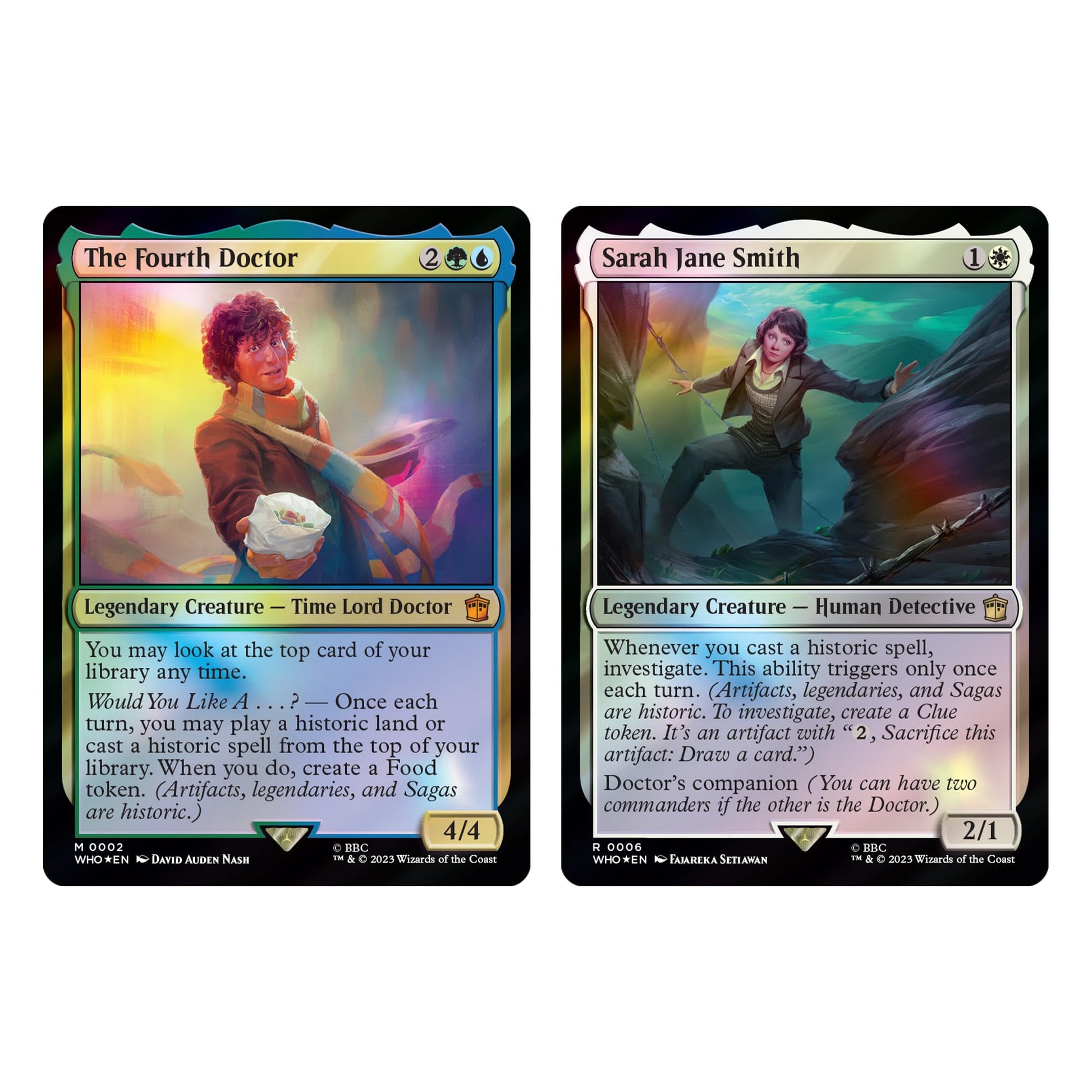 Magic The Gathering Doctor Who Commander Deck – Blast from The Past (100-Card Deck, 2-Card Collector Booster Sample Pack + Accessories) - 5