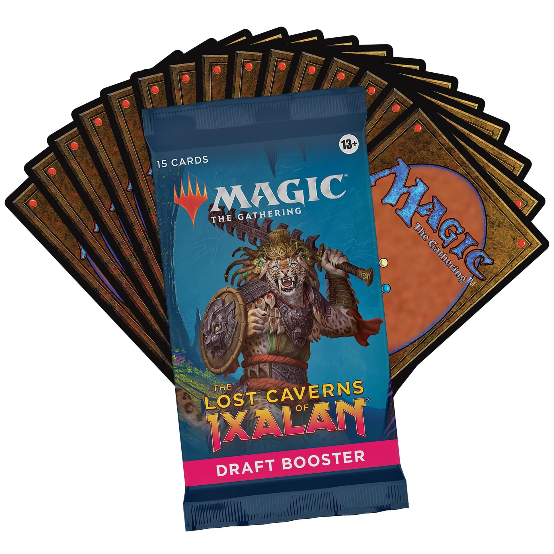 Magic: The Gathering The Lost Caverns of Ixalan Draft Booster Box - 36 Packs + 1 Box Topper Card (541 Magic Cards) - 5